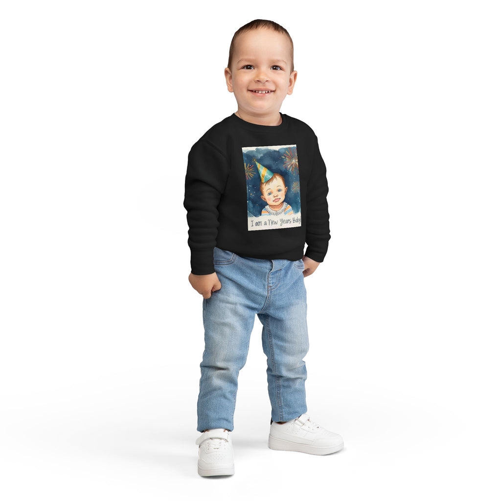 I Am A New Years Baby Toddler Sweatshirt