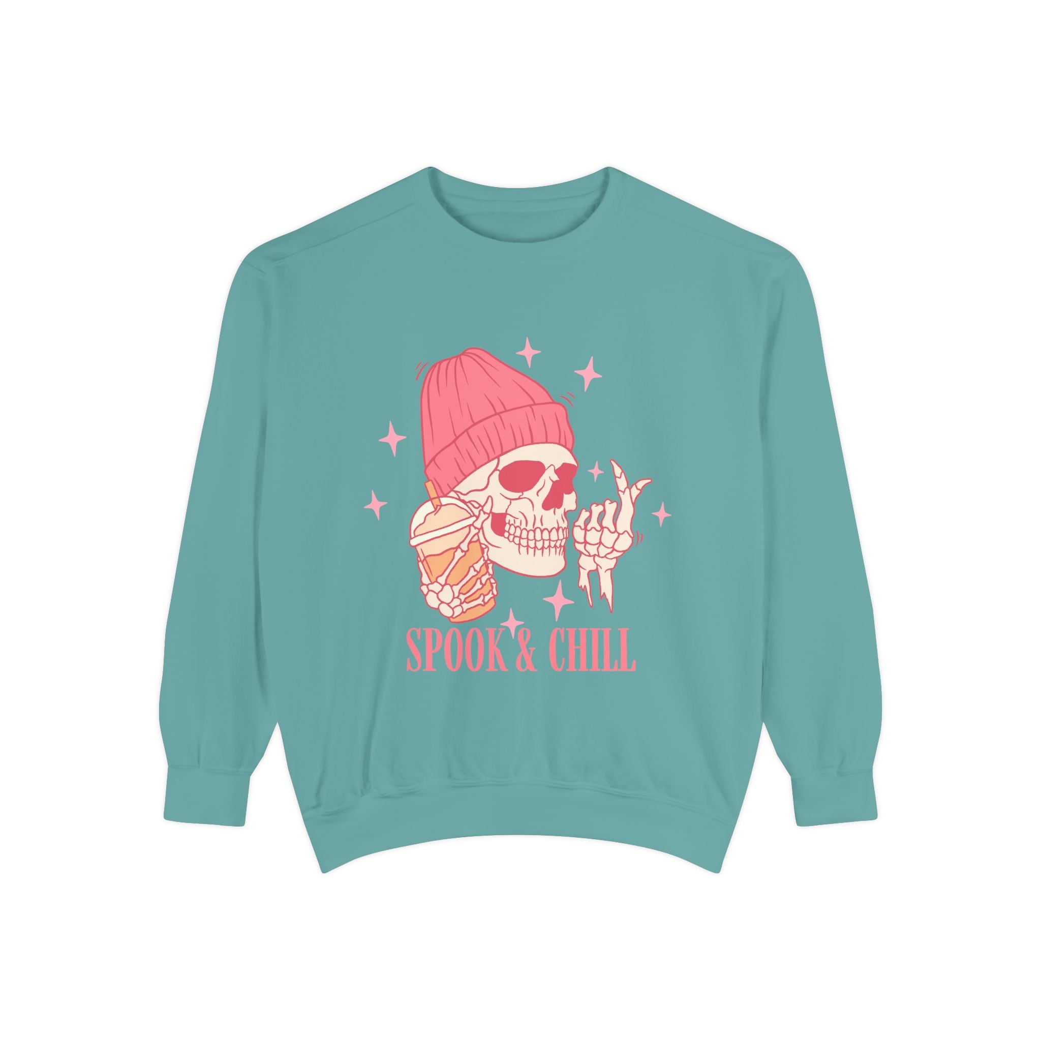 Spook & Chill Unisex Garment-Dyed Sweatshirt