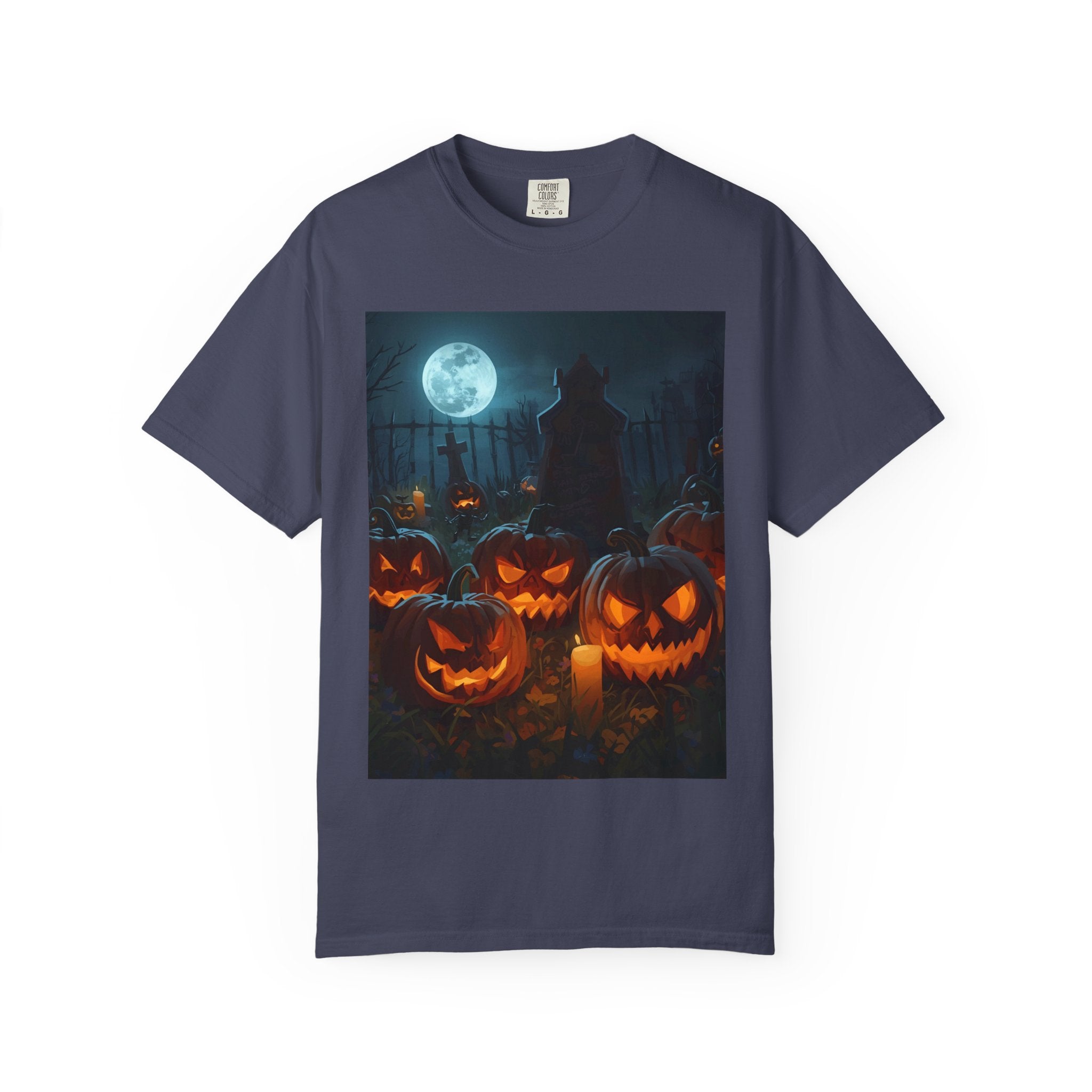 Halloween Pumpkin Unisex T-Shirt, Spooky Shirt, Fall Apparel, Halloween Costume, Casual Wear, Party Shirt