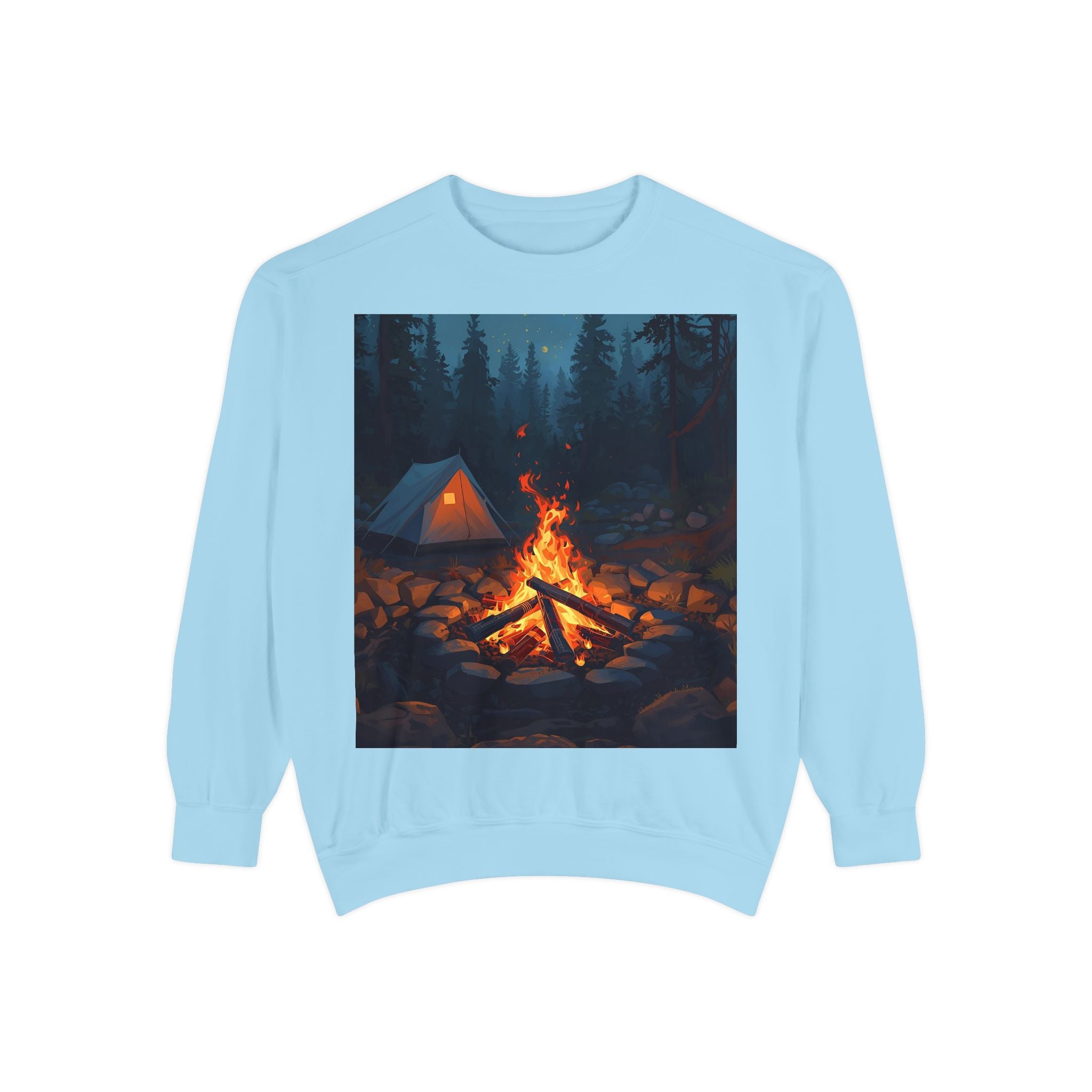 Cozy Campfire Unisex Garment-Dyed Sweatshirt