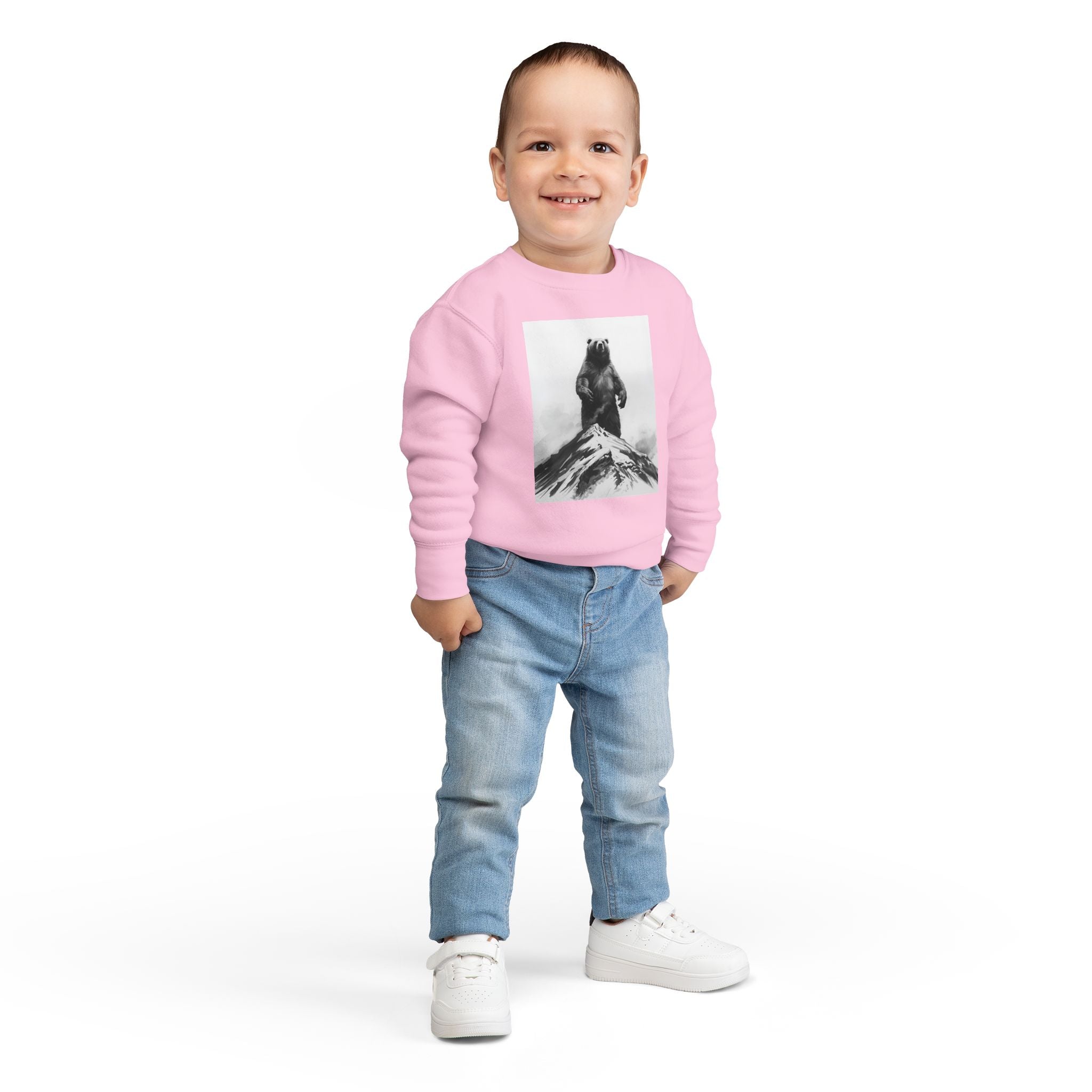 Bear Mountain Snow Toddler Sweatshirt