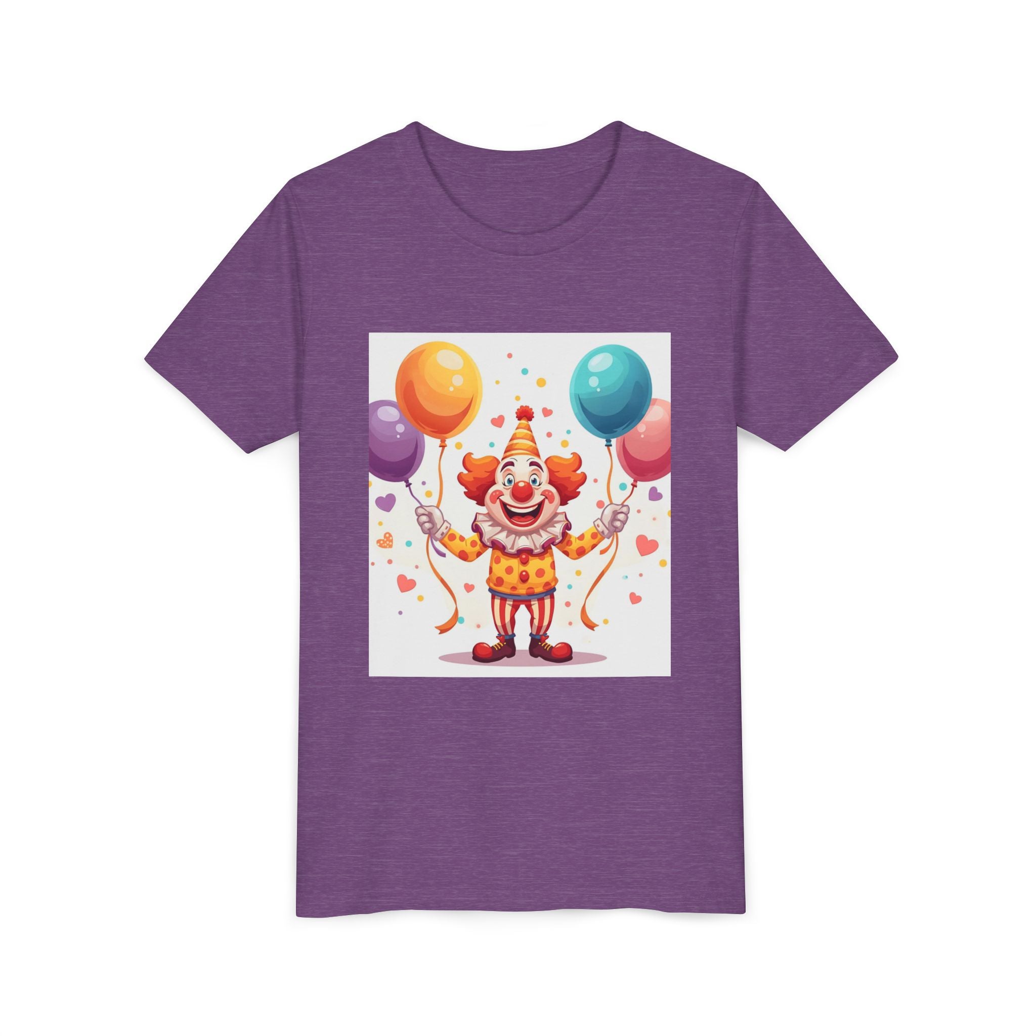 Funny Clown Youth Short Sleeve Tee