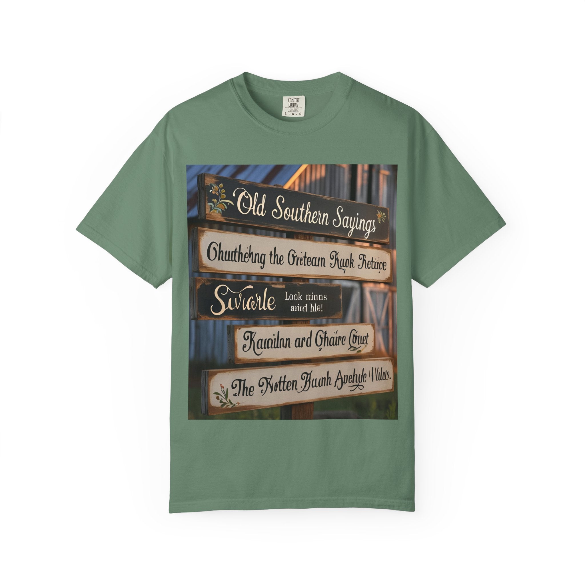 Old Southern Sayings Crossing T-Shirt, Gift for Southerners, Vintage Style Tee, Casual Comfort Wear, Perfect for Gatherings and Celebrations