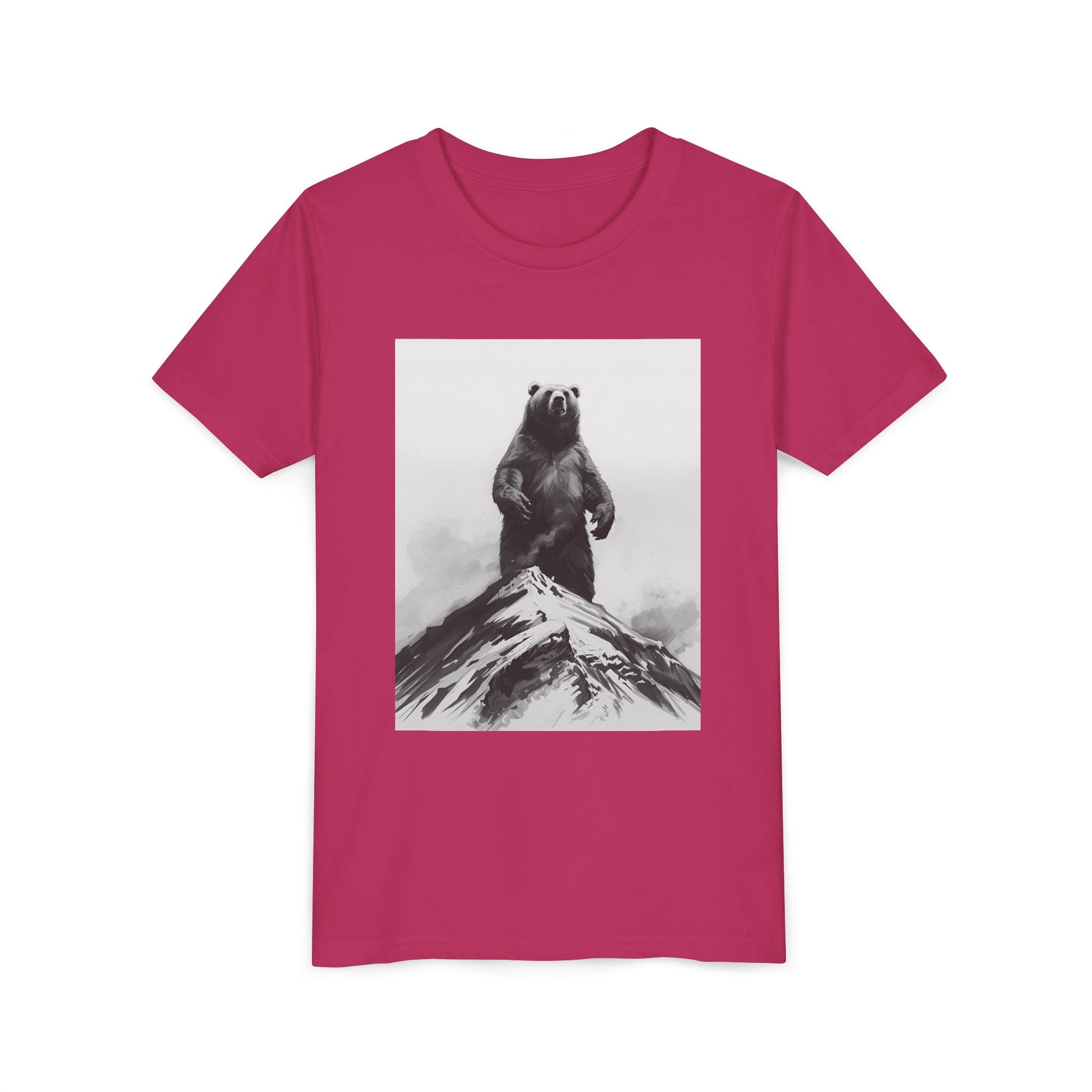 Bear Mountain Snow Youth Short Sleeve Tee