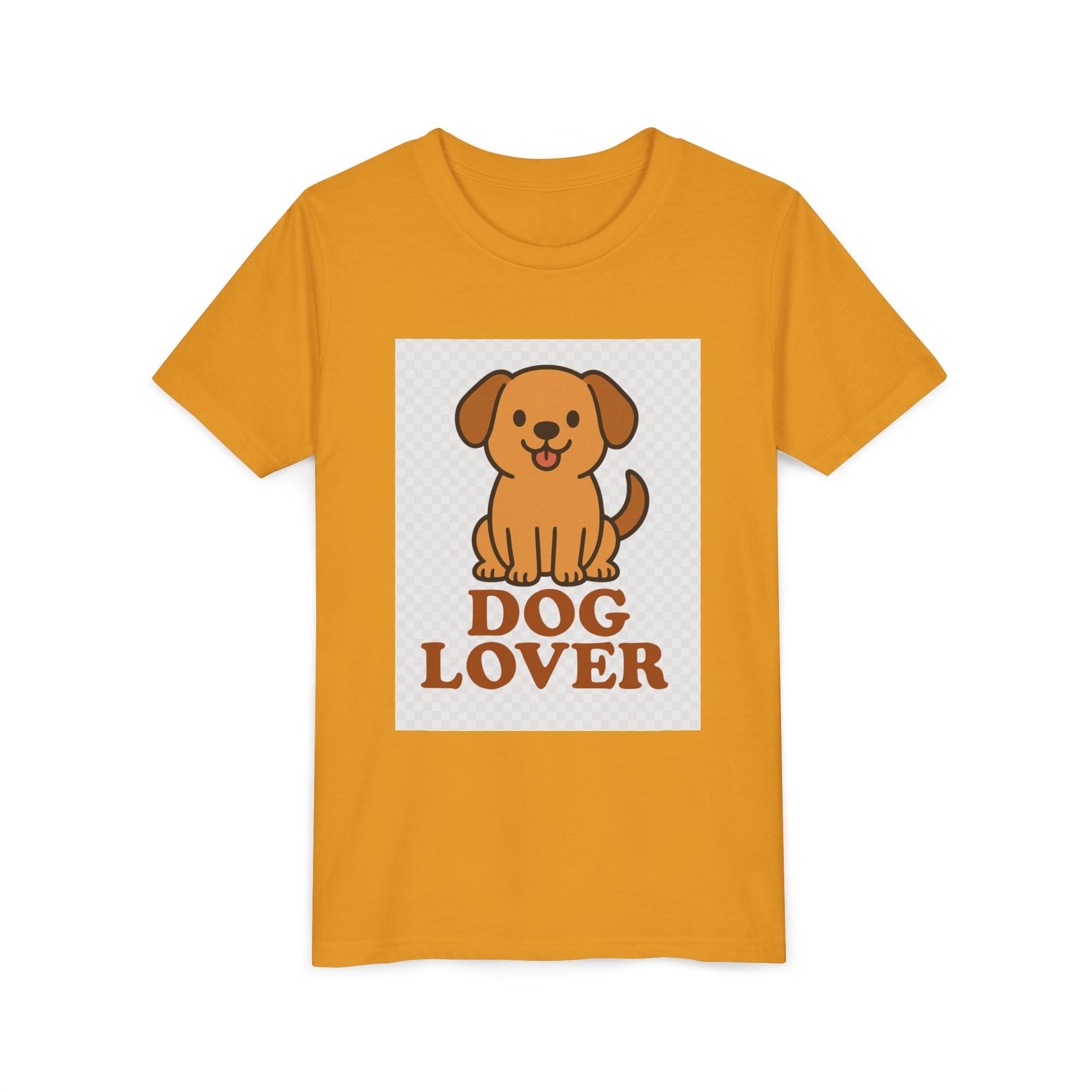 Cute Dog Lover Youth T-Shirt, Pet Lover Gift, Animal Tee, Kids Dog Shirt, Birthday Present for Kids, Fun Youth Apparel
