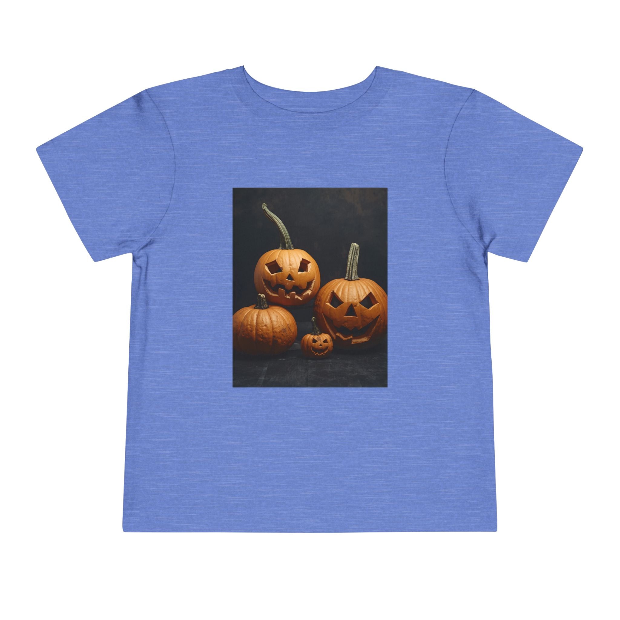 Spooky Halloween Pumpkin Toddler Short Sleeve Tee