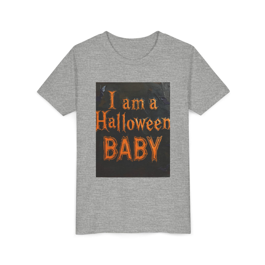 I Am A Halloween Baby Youth Short Sleeve Tee