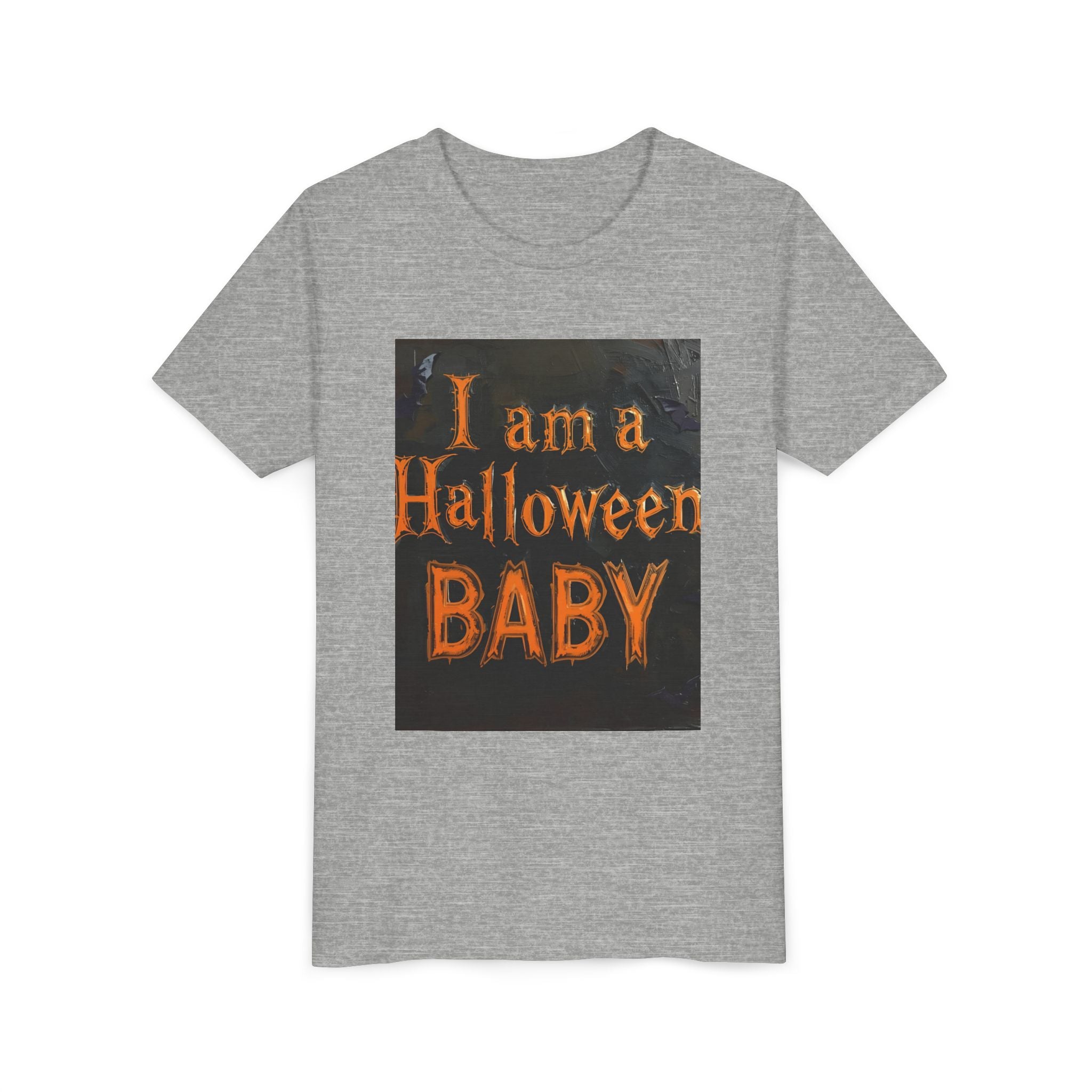 I Am A Halloween Baby Youth Short Sleeve Tee