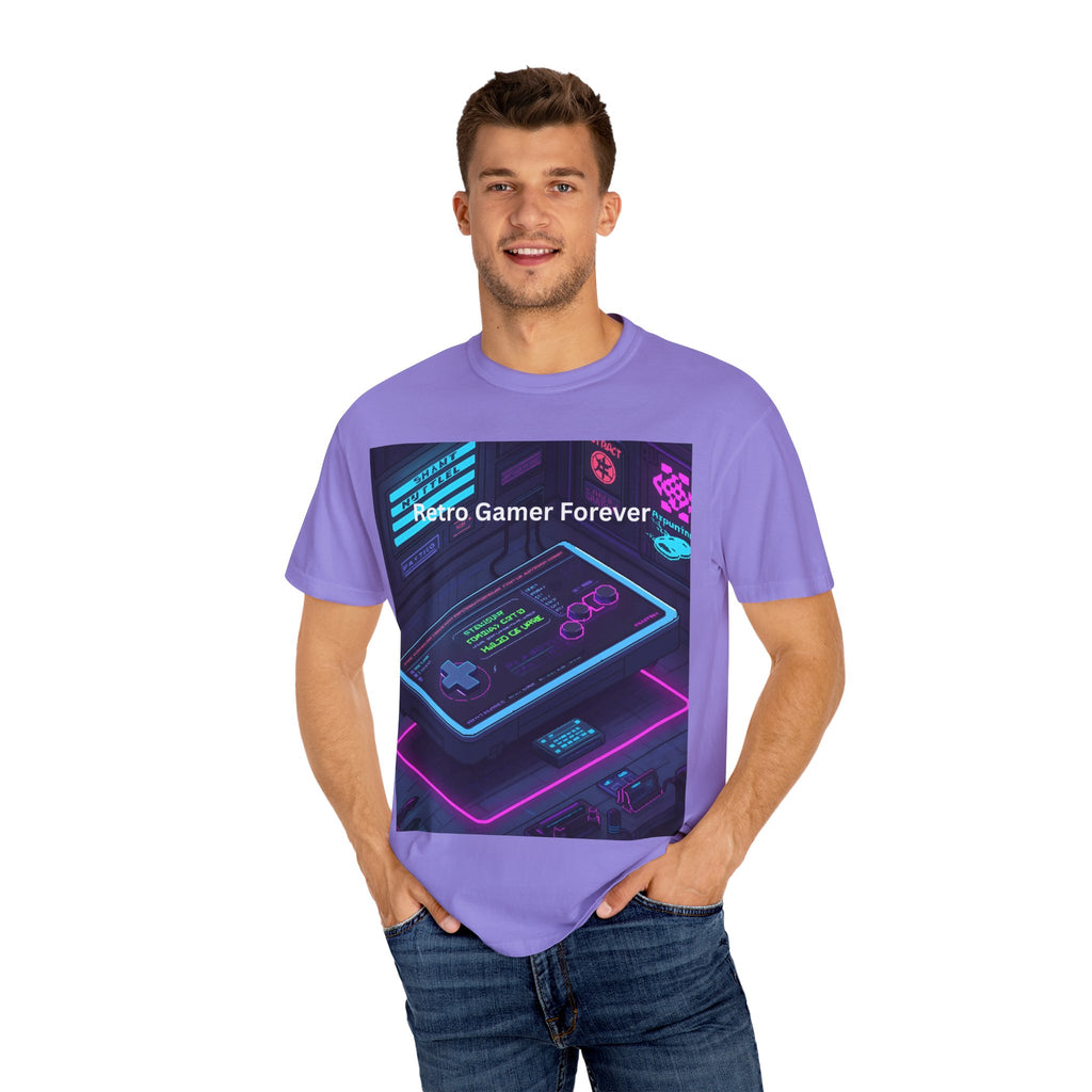 Retro Game Controller Unisex Garment-Dyed T-shirt
