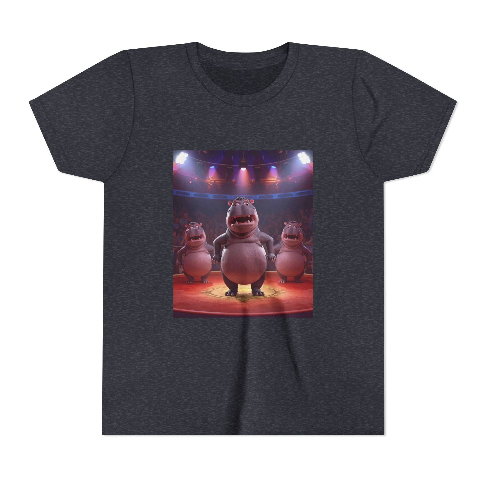Hippo Funny Youth Short Sleeve Tee