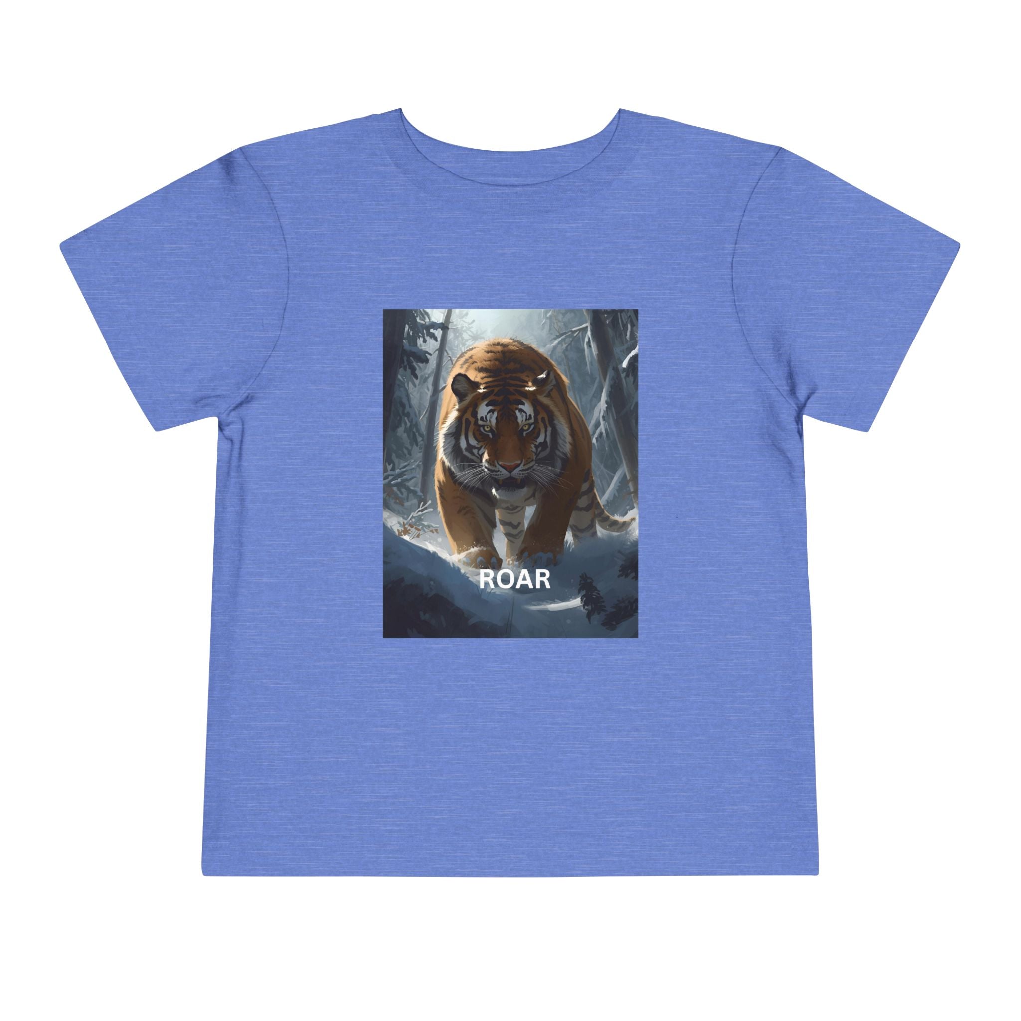 Tiger Roar Snow Toddler Short Sleeve Tee