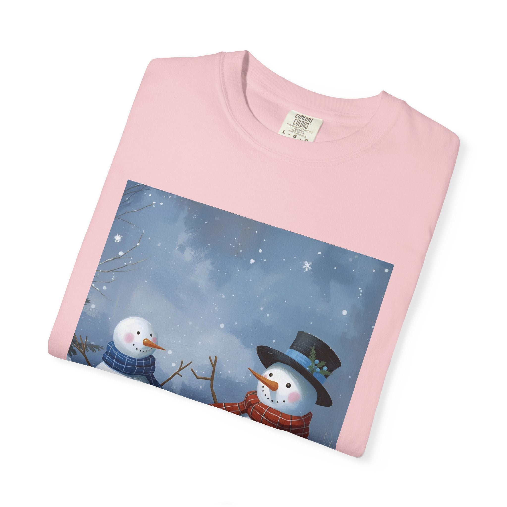 Christmas Snowman Family T-Shirt, Unisex Graphic Tee, Holiday Gift, Winter Apparel, Cozy Casual Wear, Christmas T-Shirt
