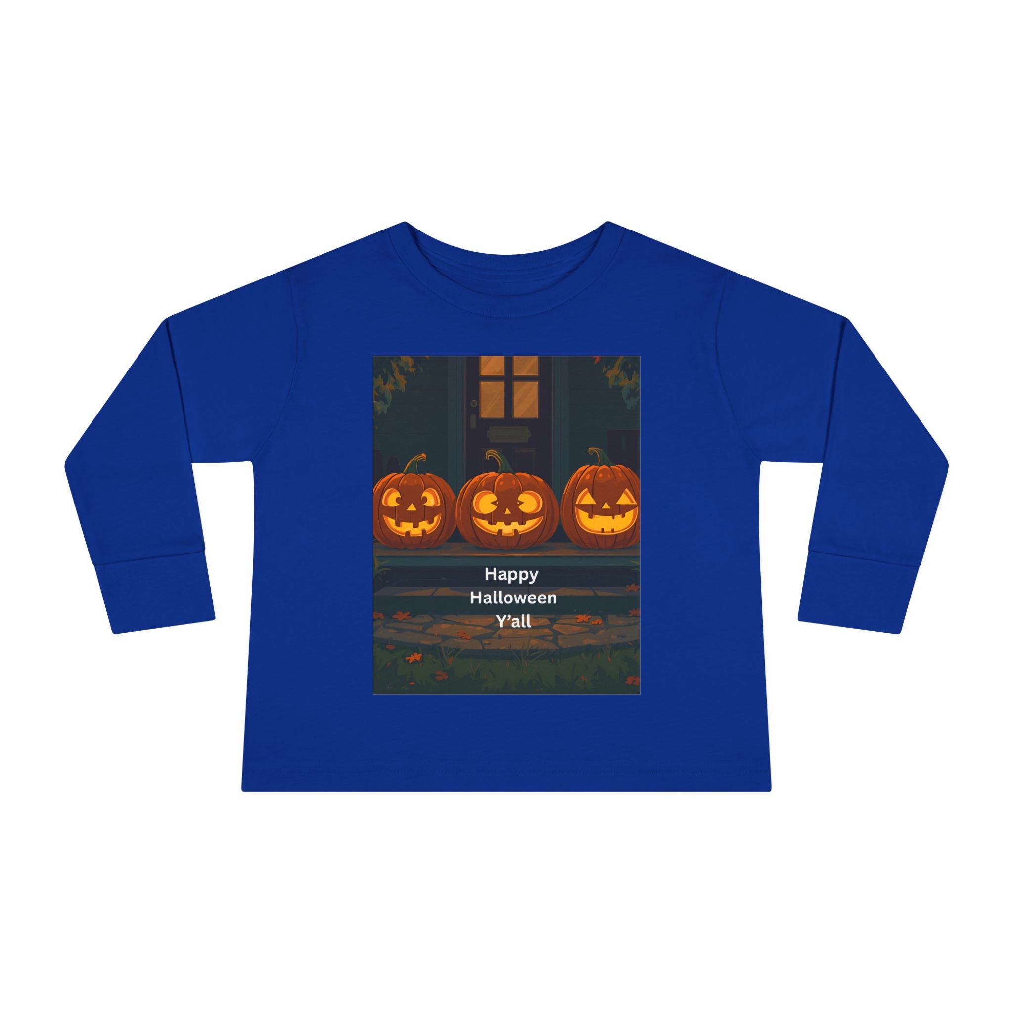 Halloween Pumpkin Toddler Long Sleeve Tee