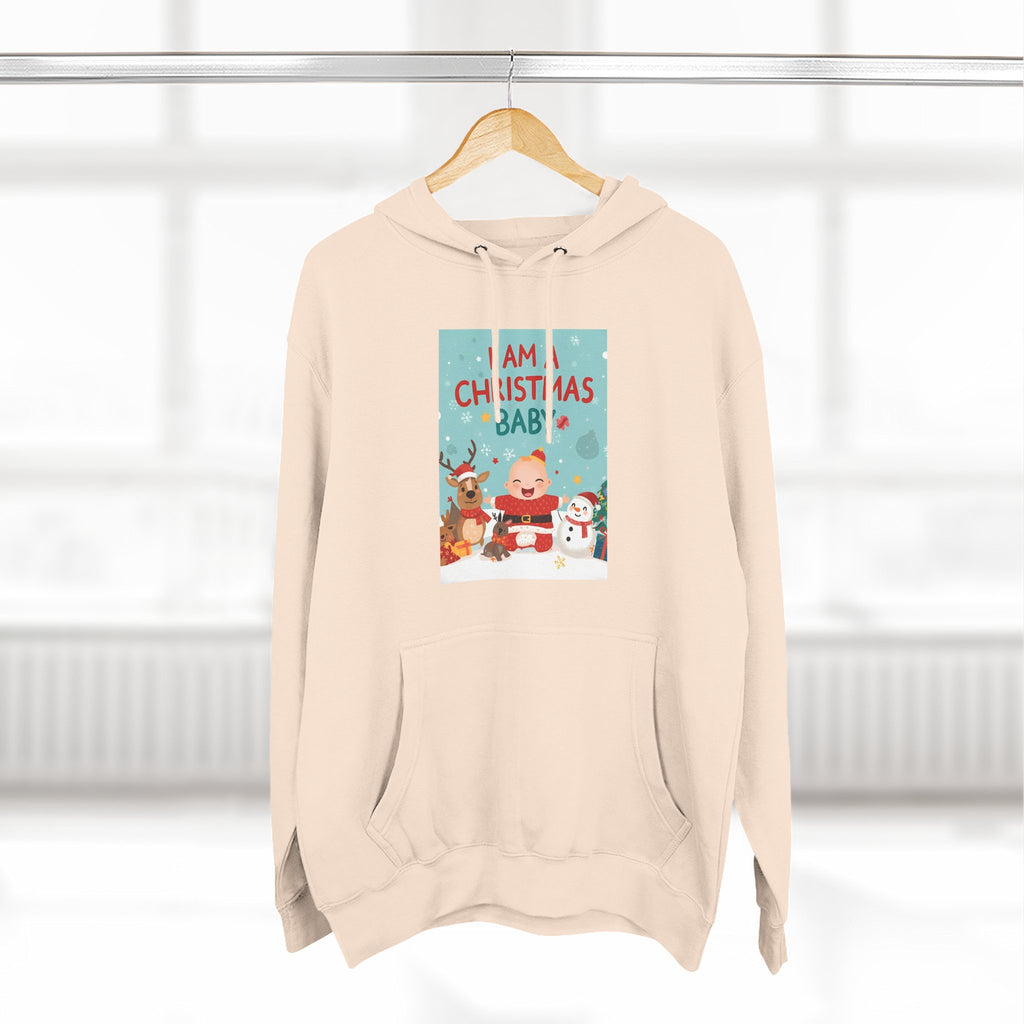 Chrstmas Three-Panel Fleece Hoodie