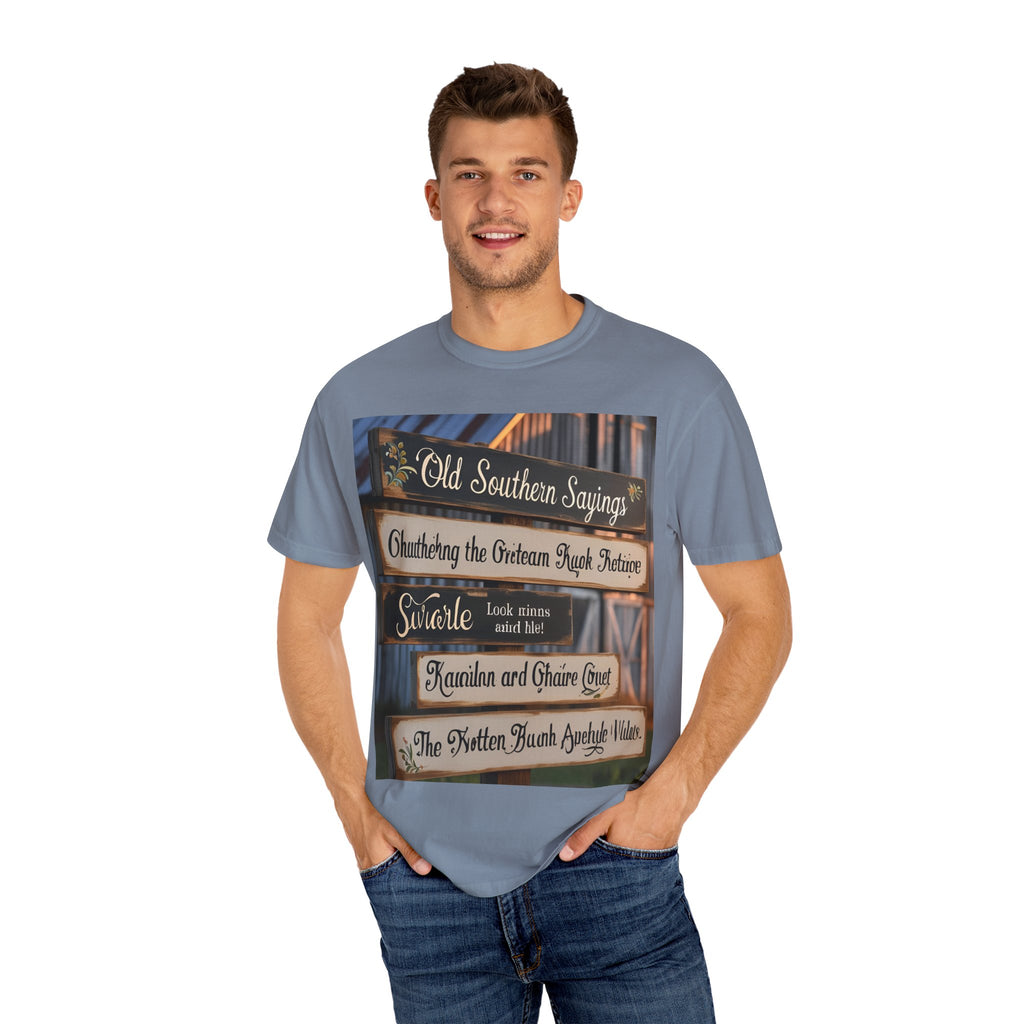 Old Southern Sayings Crossing Unisex T-shirt, Southern Pride Tee, Gift for Her/Him, Casual Wear, Vintage Style Shirt, Summer Wardrobe Essential