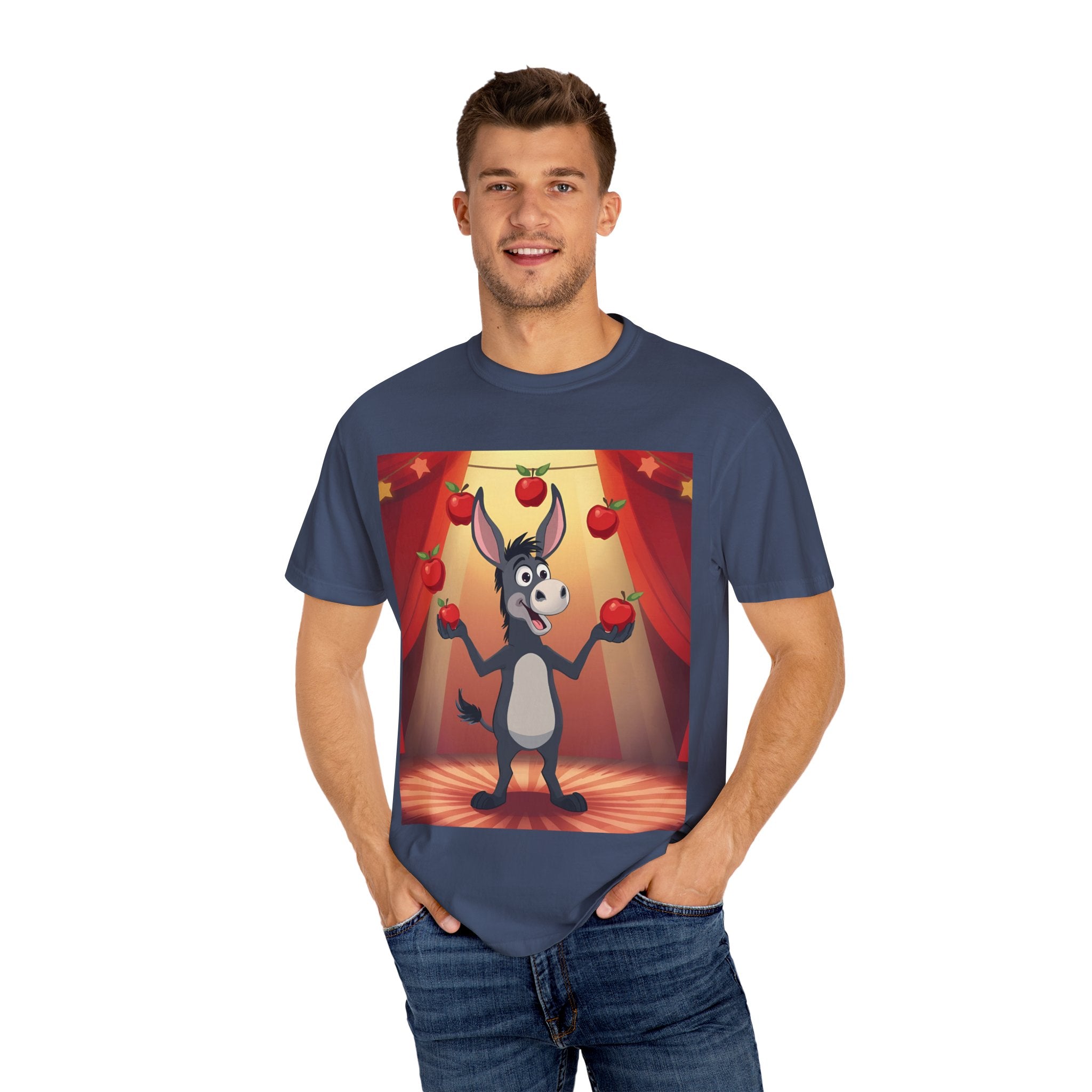 Donkey Cartoon T-Shirt for Fun Lovers, Perfect for Gifts, Casual Wear, Birthday Parties, Animal Theme, Unique Style