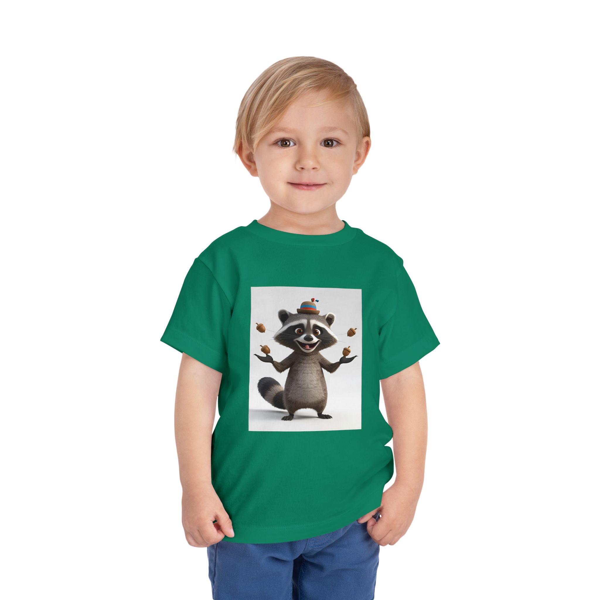 Raccoon Toddler Short Sleeve Tee