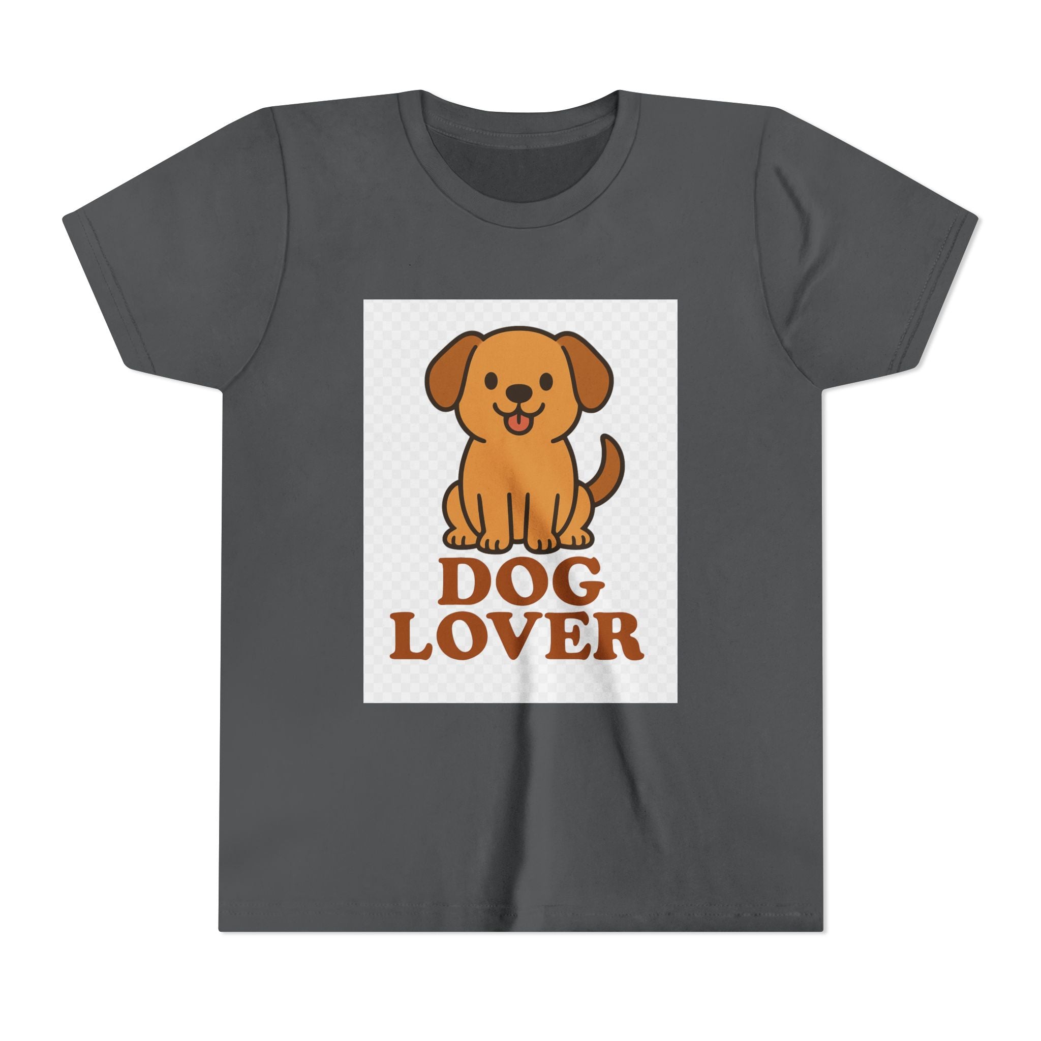 Cute Dog Lover Youth T-Shirt, Pet Lover Gift, Animal Tee, Kids Dog Shirt, Birthday Present for Kids, Fun Youth Apparel