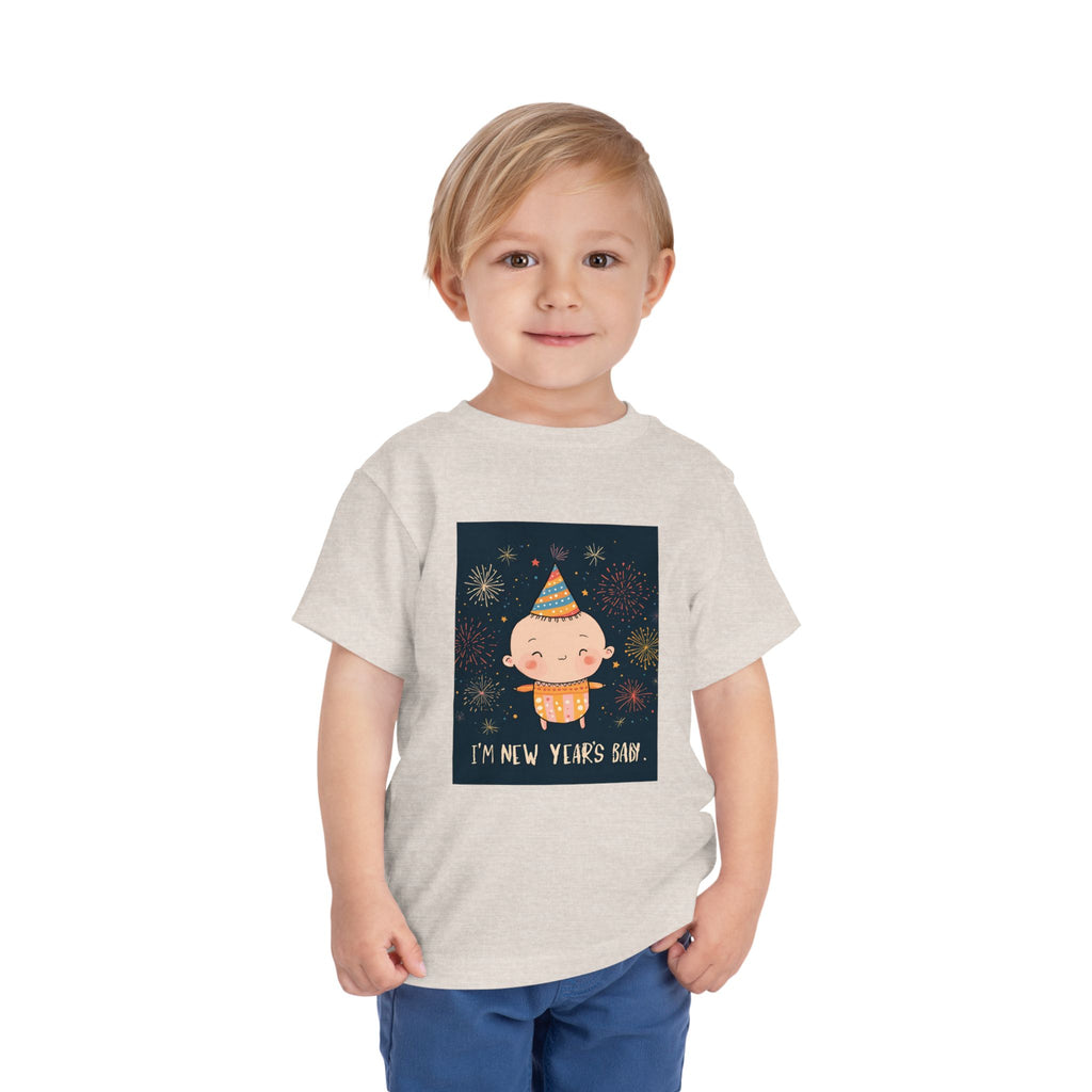 I Am A New Years Baby Toddler Short Sleeve Tee