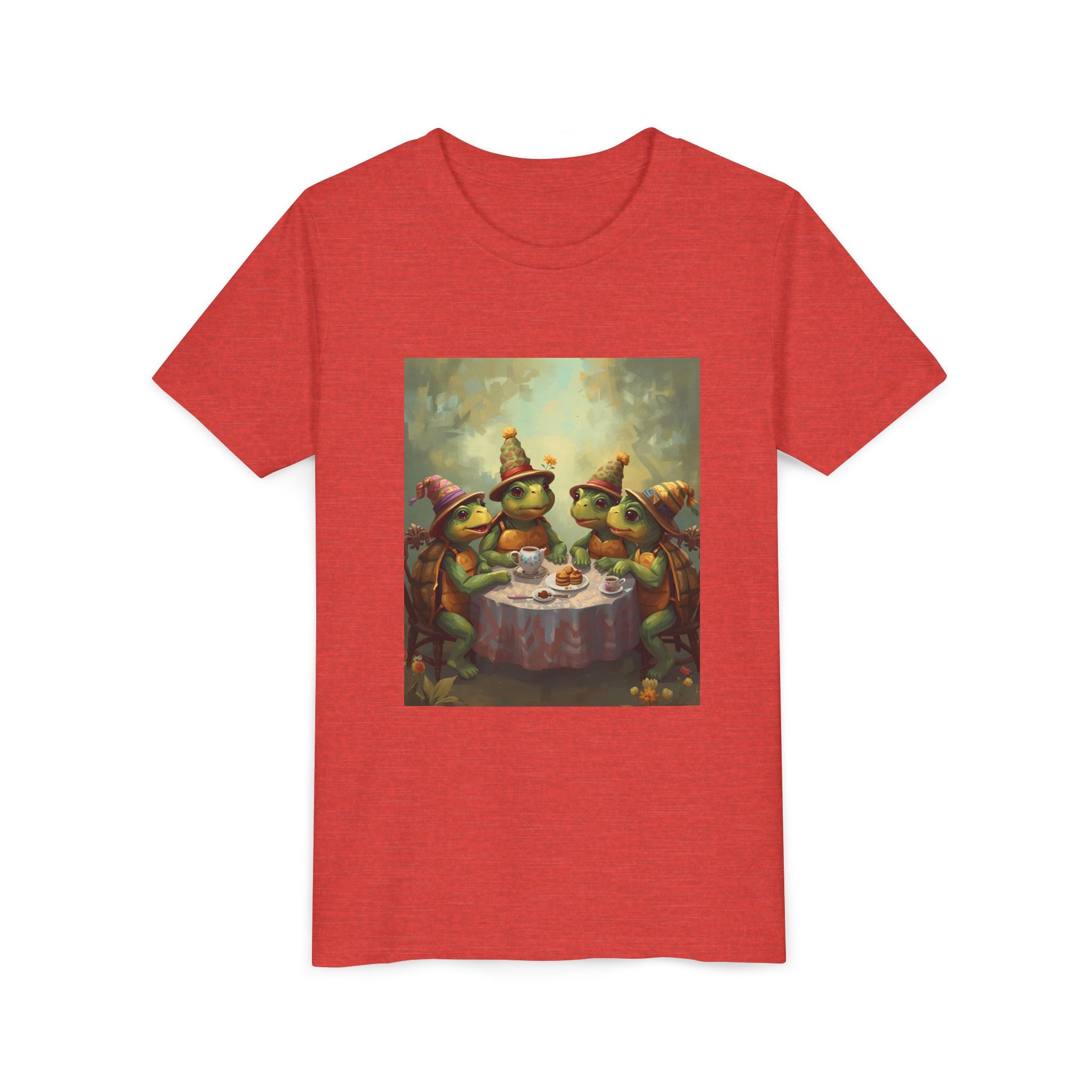 Whimsical Turtle Youth Short Sleeve Tee