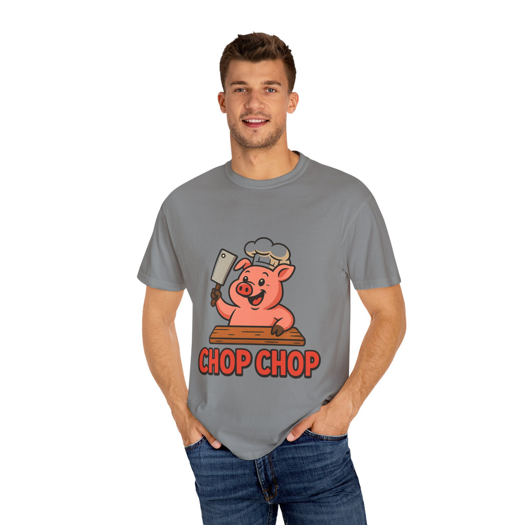 Funny Chef Pig T-shirt, Humorous Cooking Shirt, Gift for Food Lovers, BBQ Master Tee, Fun Kitchen Apparel