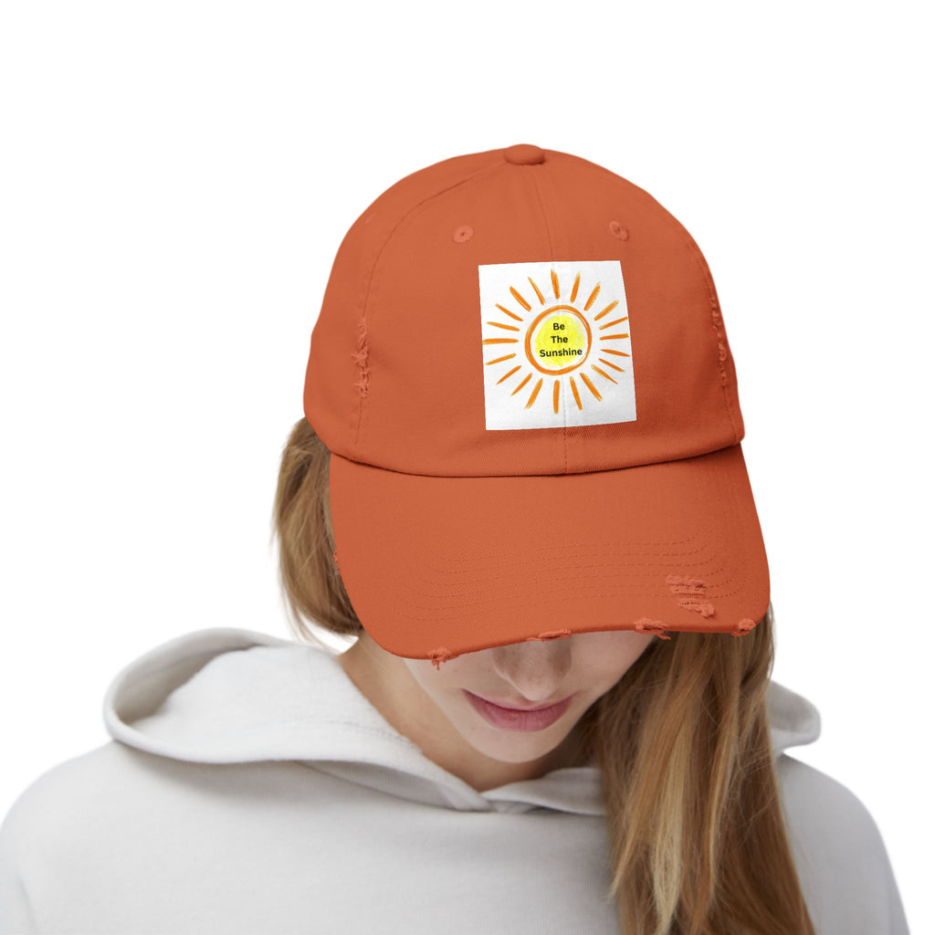Be The Sunshine Unisex Distressed Cap
