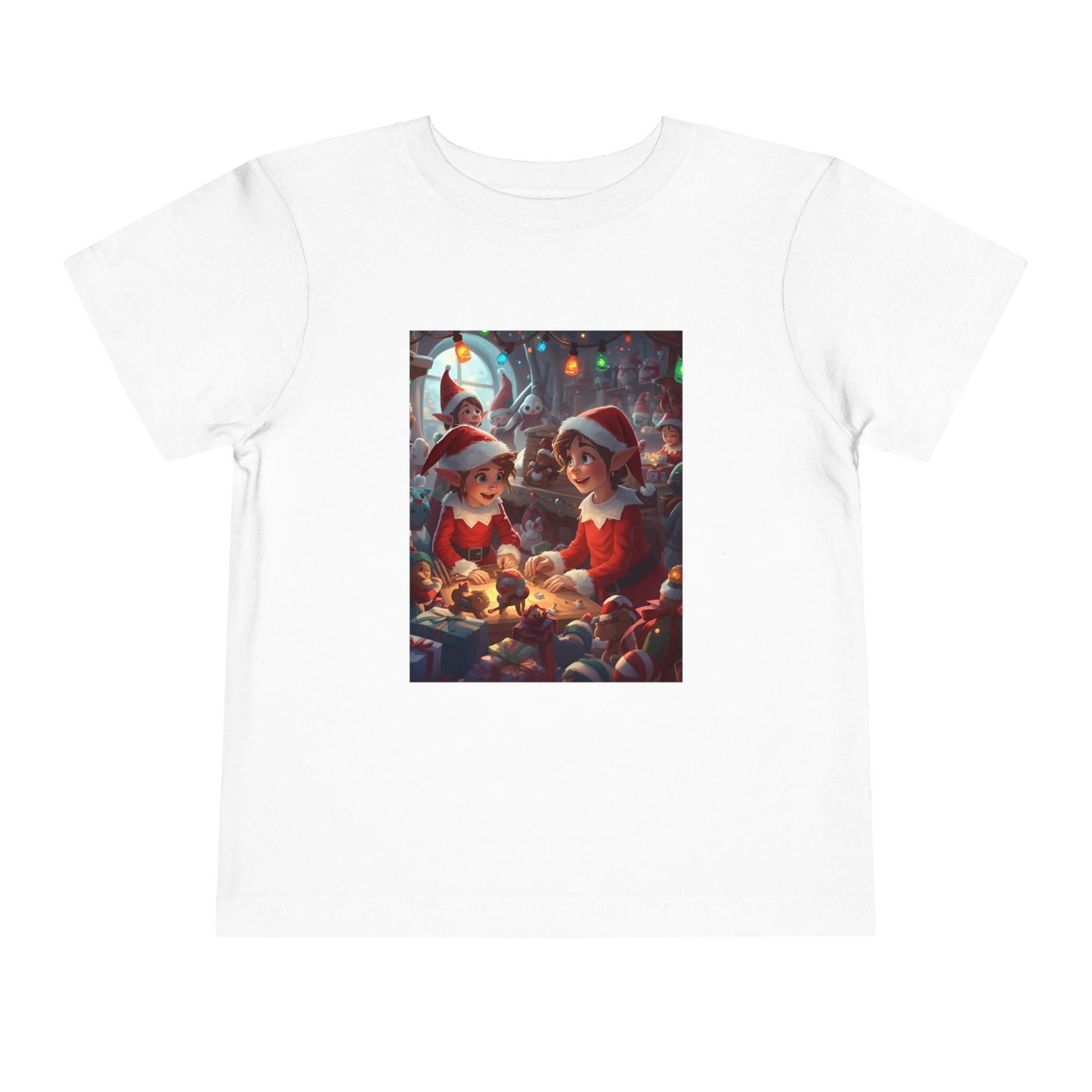 Christmas Toddler Tee, Cute Holiday Shirt, Elf Design, Kids Christmas Outfit, Fun Xmas Gift, Toddler Apparel