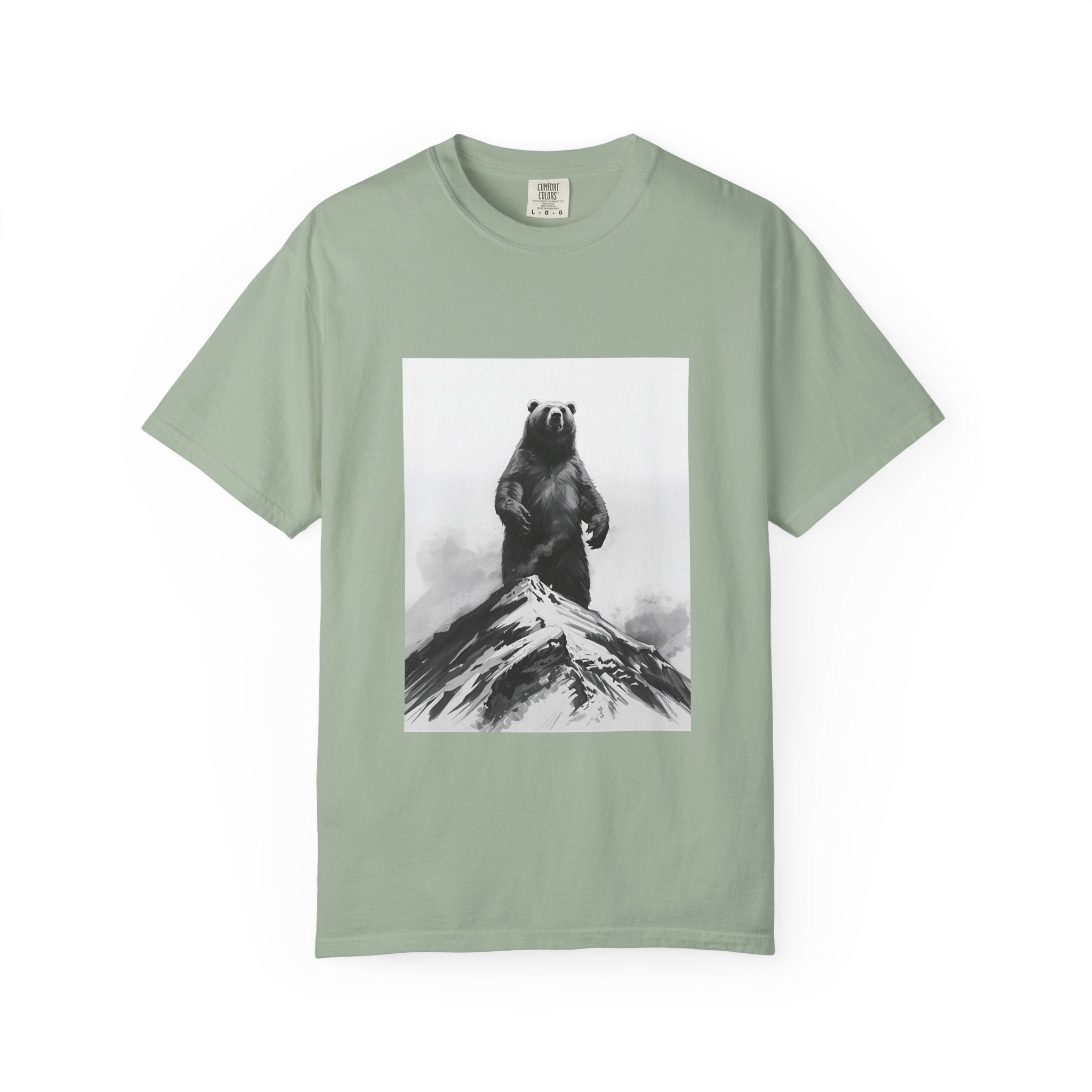 Bear Mountain Snow Unisex Garment-Dyed T-shirt