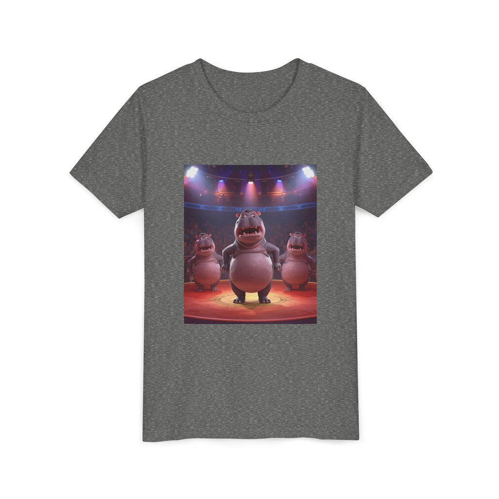 Hippo Funny Youth Short Sleeve Tee