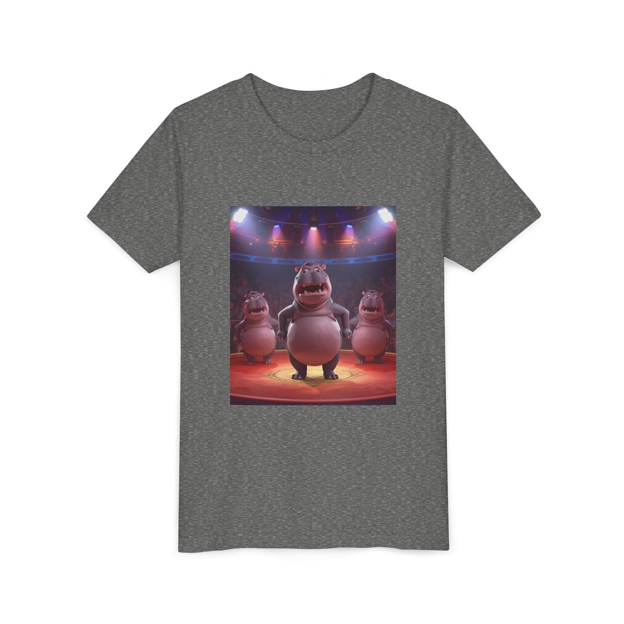 Hippo Funny Youth Short Sleeve Tee
