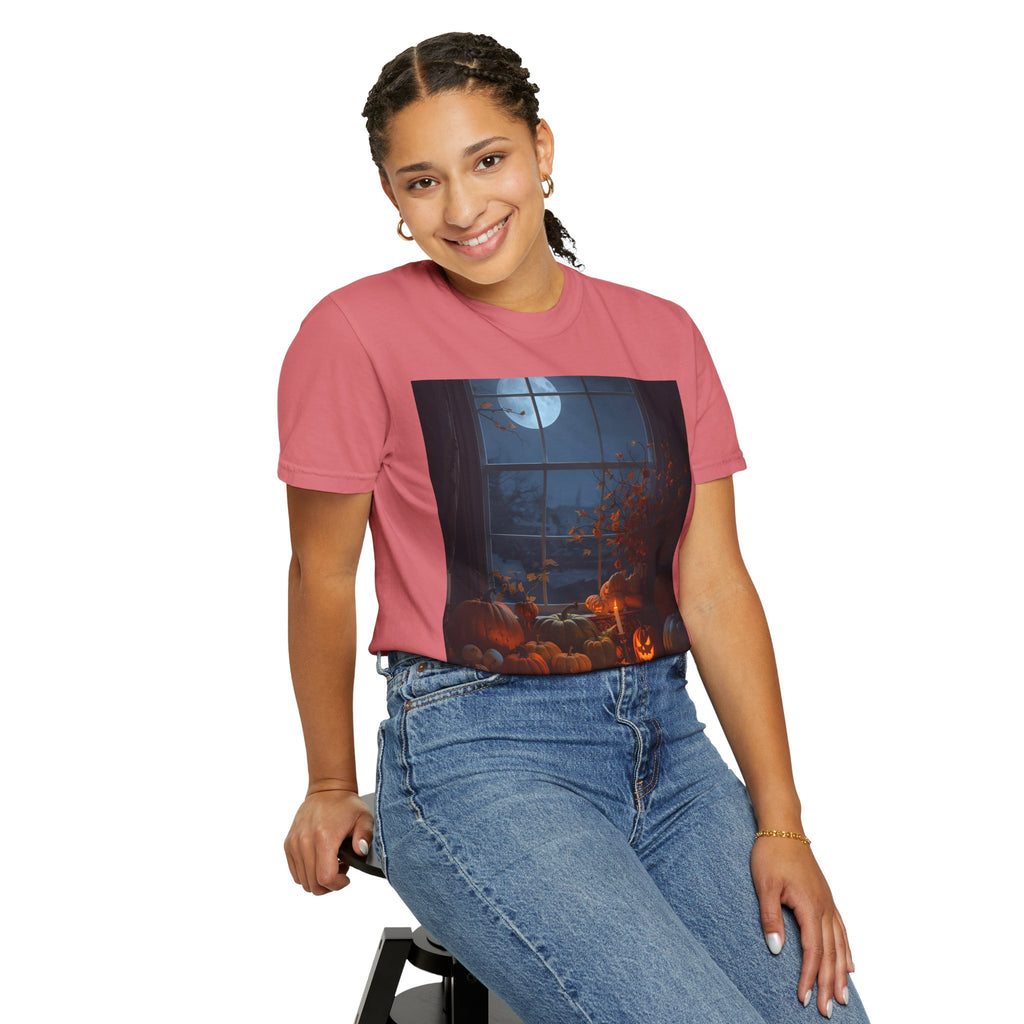 Cozy Halloween Tee, Fall Graphic Shirt, Pumpkin Patch T-Shirt, Spooky Season Apparel, Unisex Autumn Top
