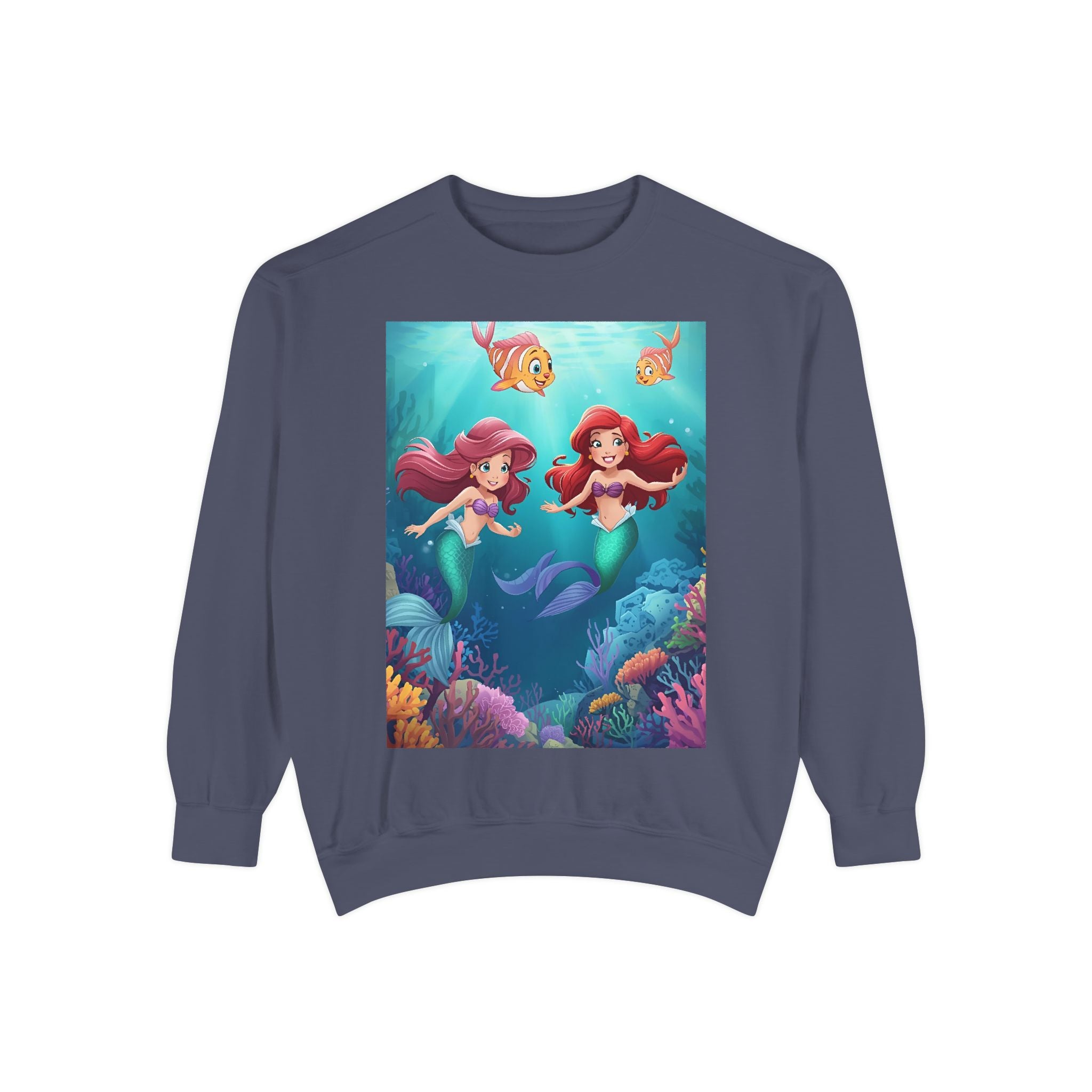 Mermaid Unisex Garment-Dyed Sweatshirt