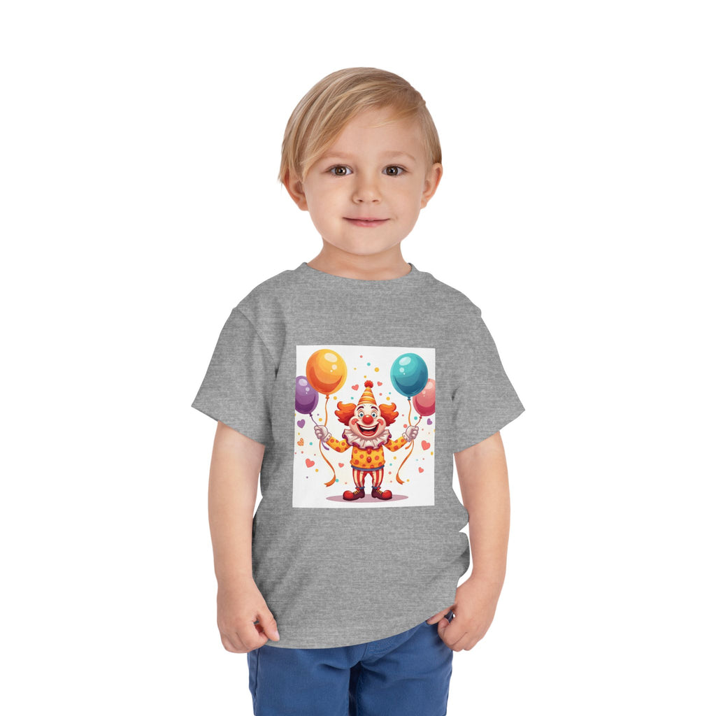 Funny Clown Toddler Short Sleeve Tee