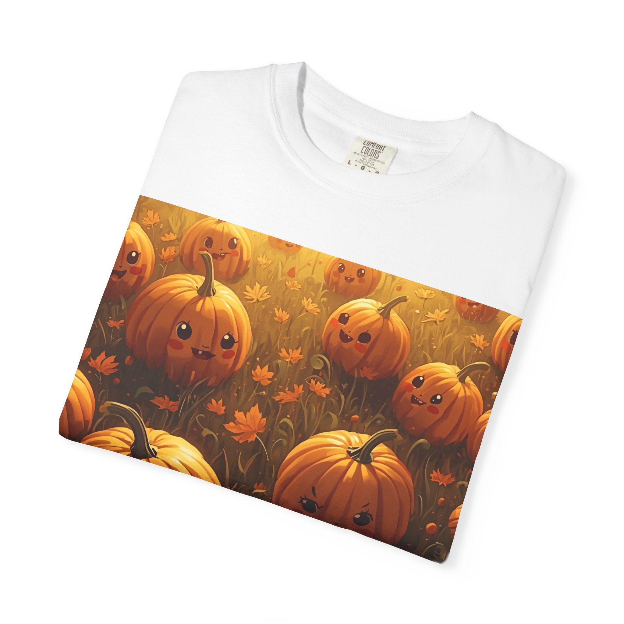 Cute Pumpkin Graphic T-Shirt, Fall T-shirt, Halloween Apparel, Unisex Tee, Autumn Fashion, Gift for Pumpkin Lovers