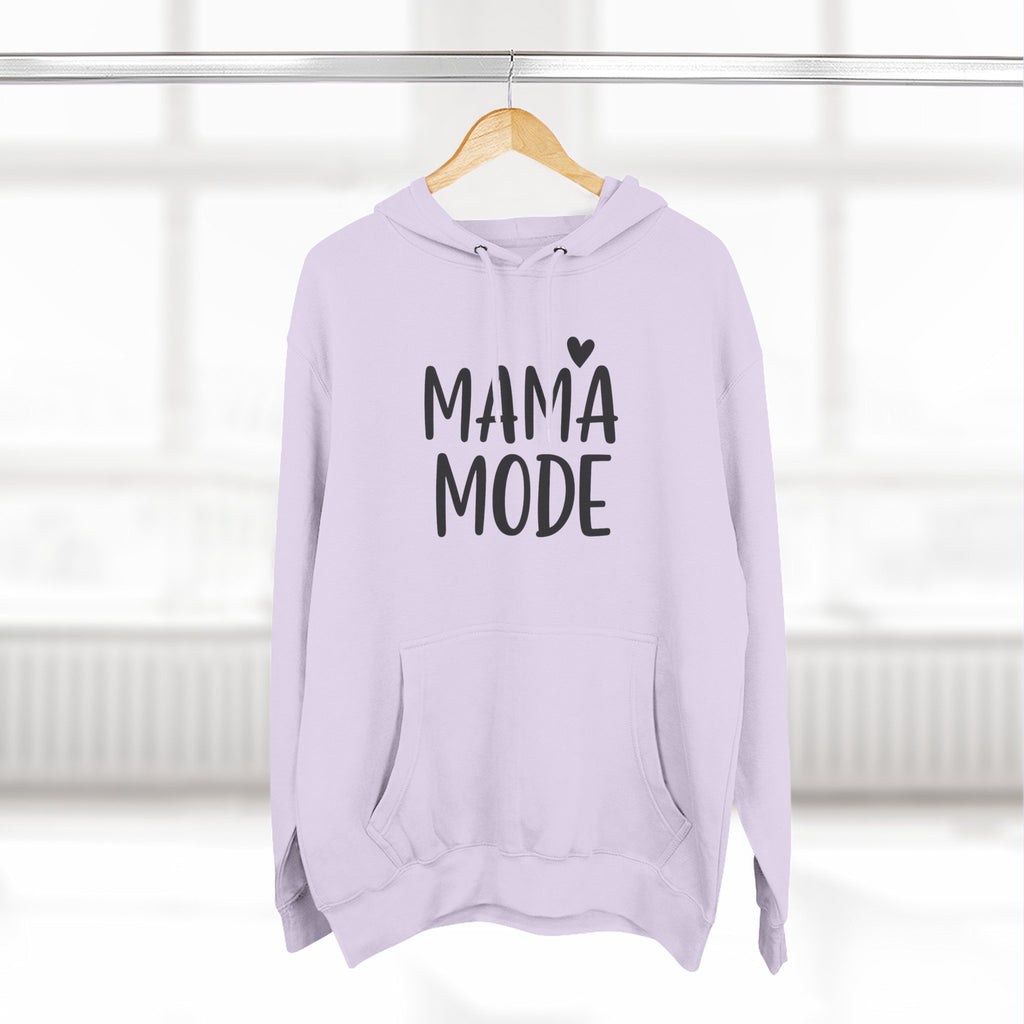 Mama Mode Hoodie — Cozy Fleece Motherhood Pullover