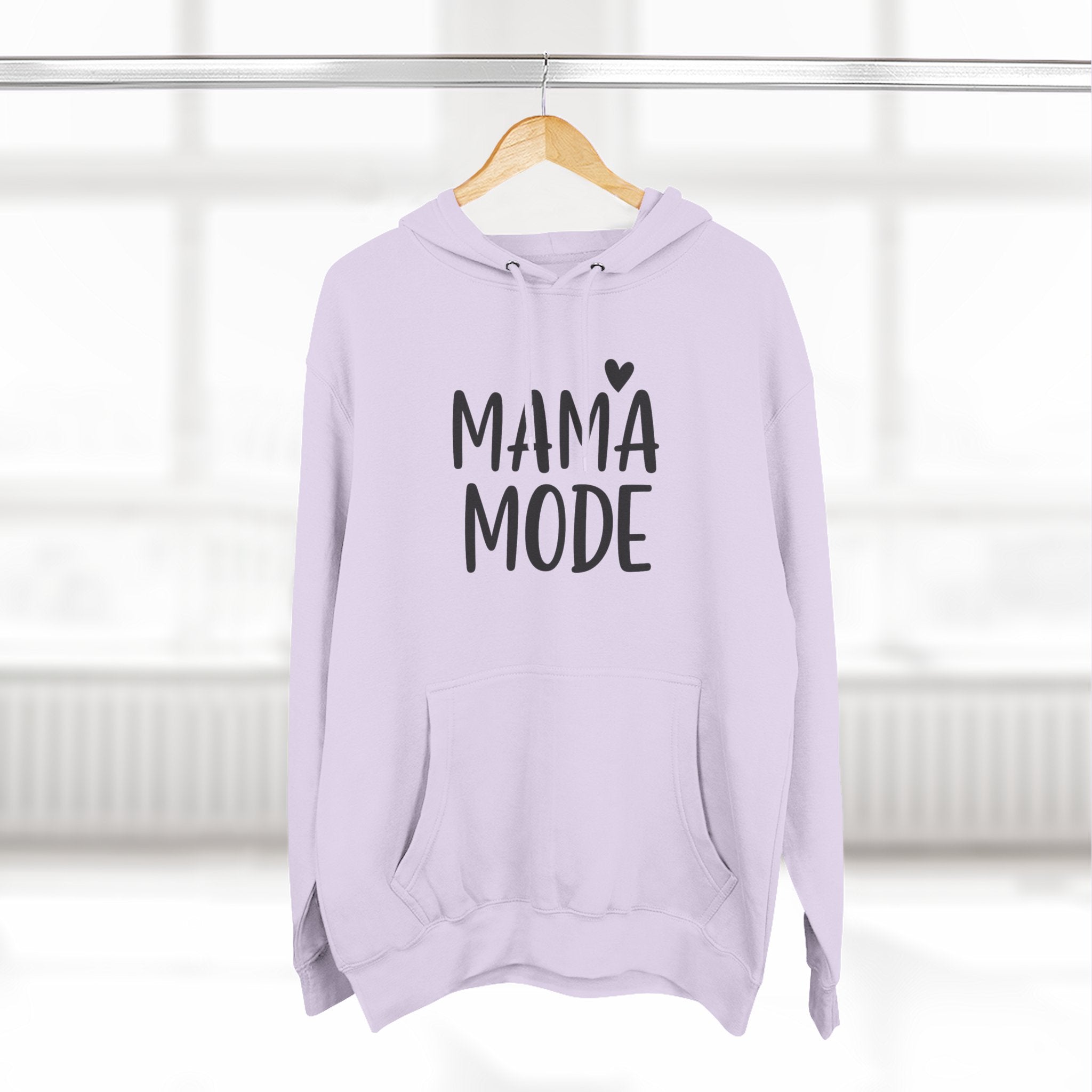 Mama Mode Hoodie — Cozy Fleece Motherhood Pullover