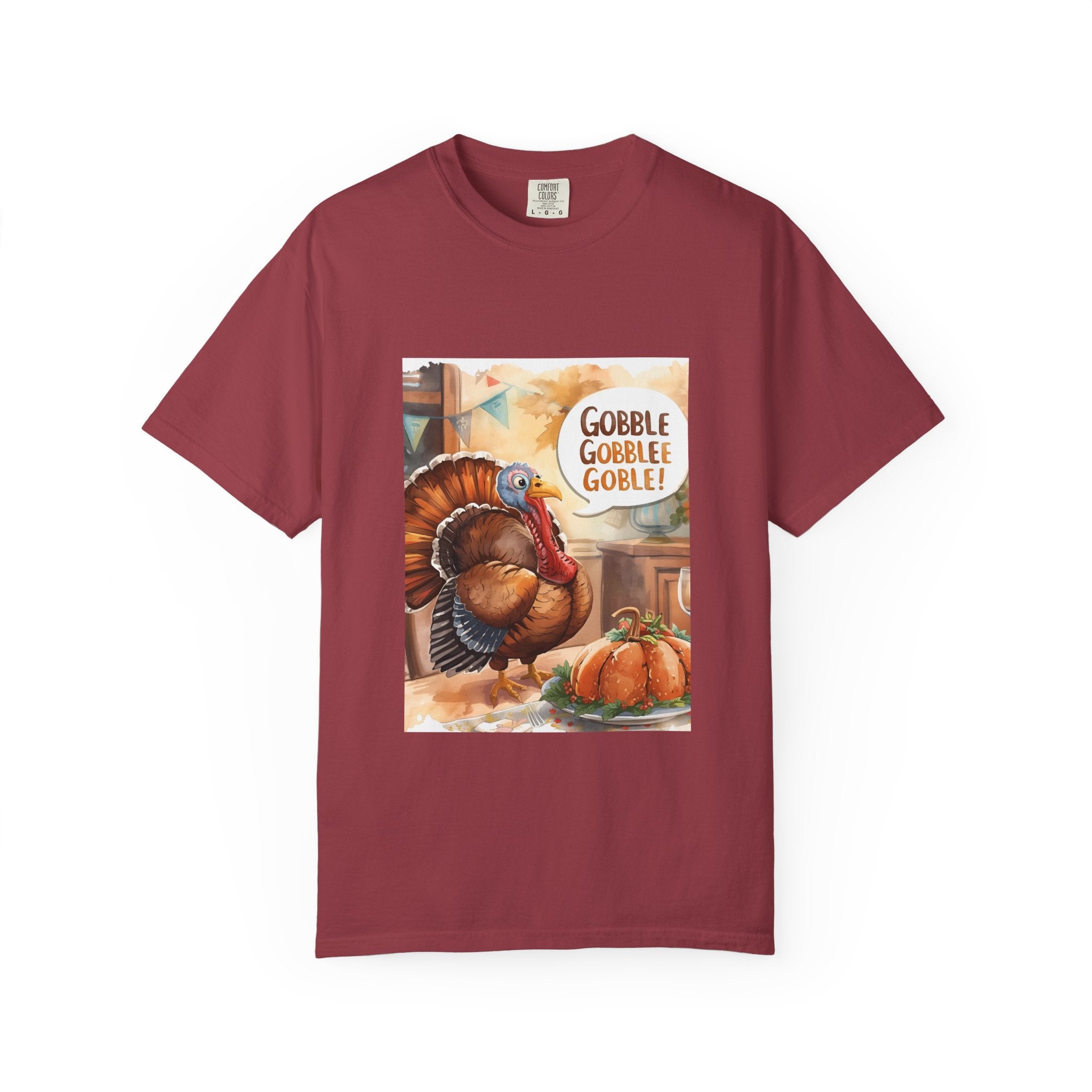 Thanksgiving Turkey T-Shirt | Gobble Gobble Graphic Tee | Fall Apparel, Holiday Gift, Casual Wear, Unisex Style, Autumn Collection