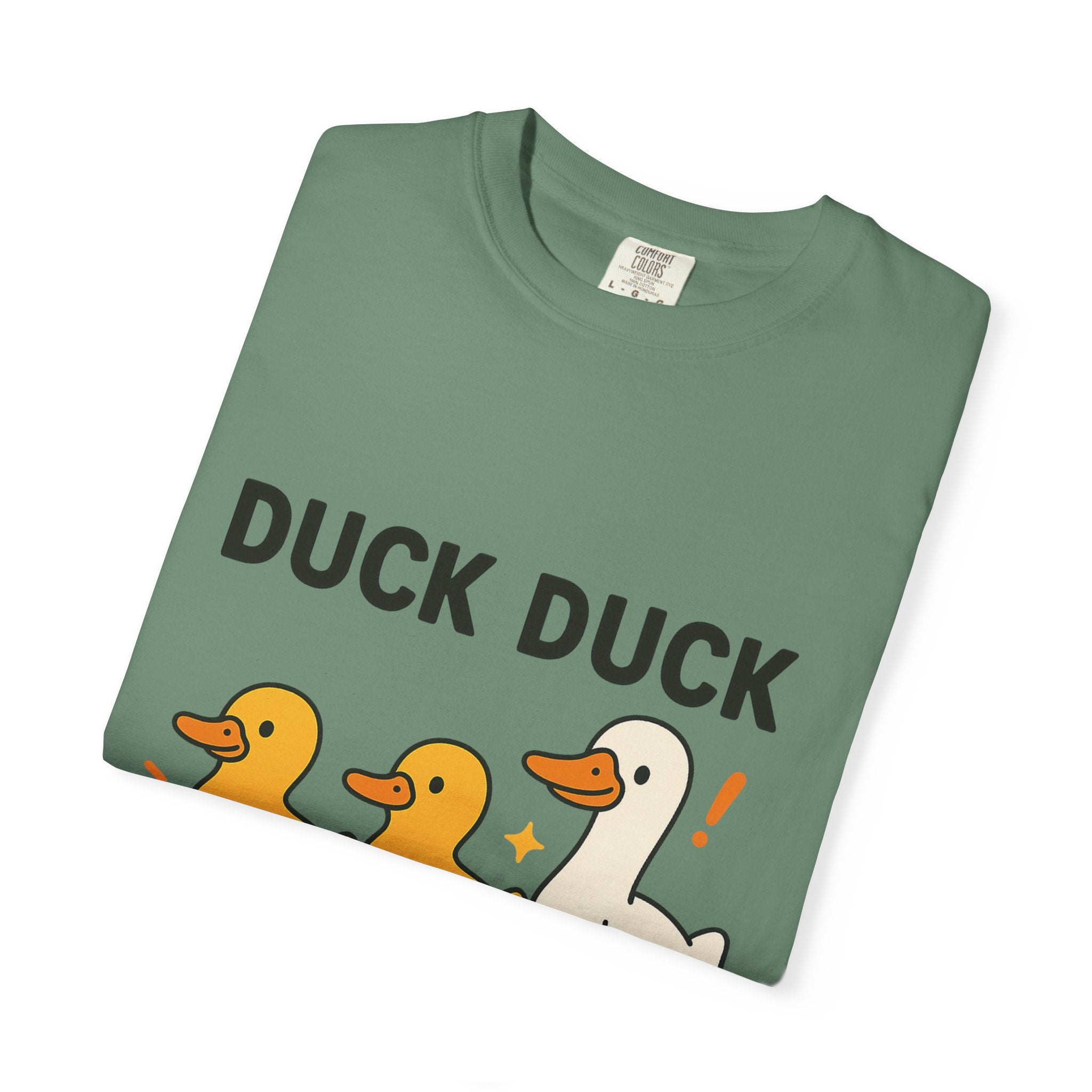 Duck Duck Goose Unisex T-Shirt, Funny Animal Shirt, Cute Gift for Kids, Family Game Night Tee, Everyday Casual Wear, Playful Graphic Top