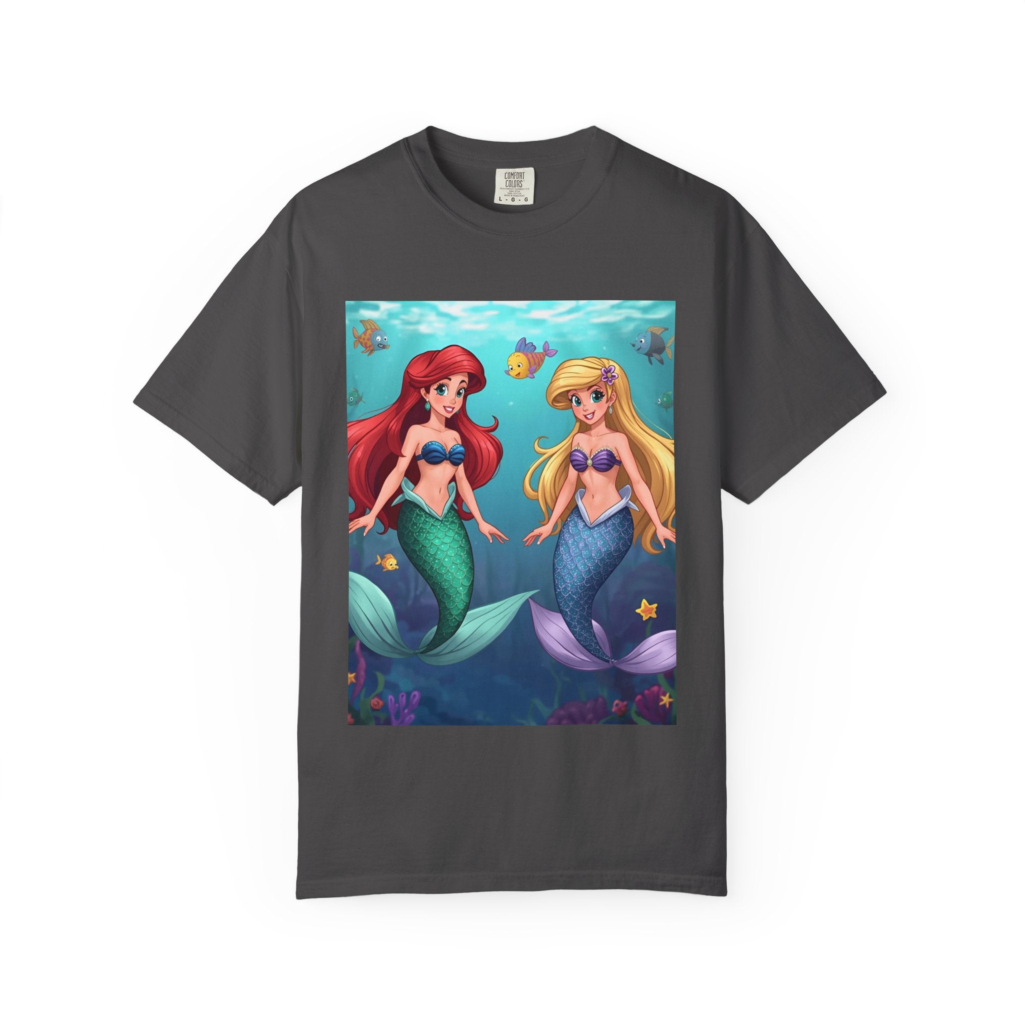 Mermaid Friends T-Shirt, Colorful Underwater Theme Tee, Gift for Sea Lovers, Perfect for Summer, Birthday Present, Beachwear
