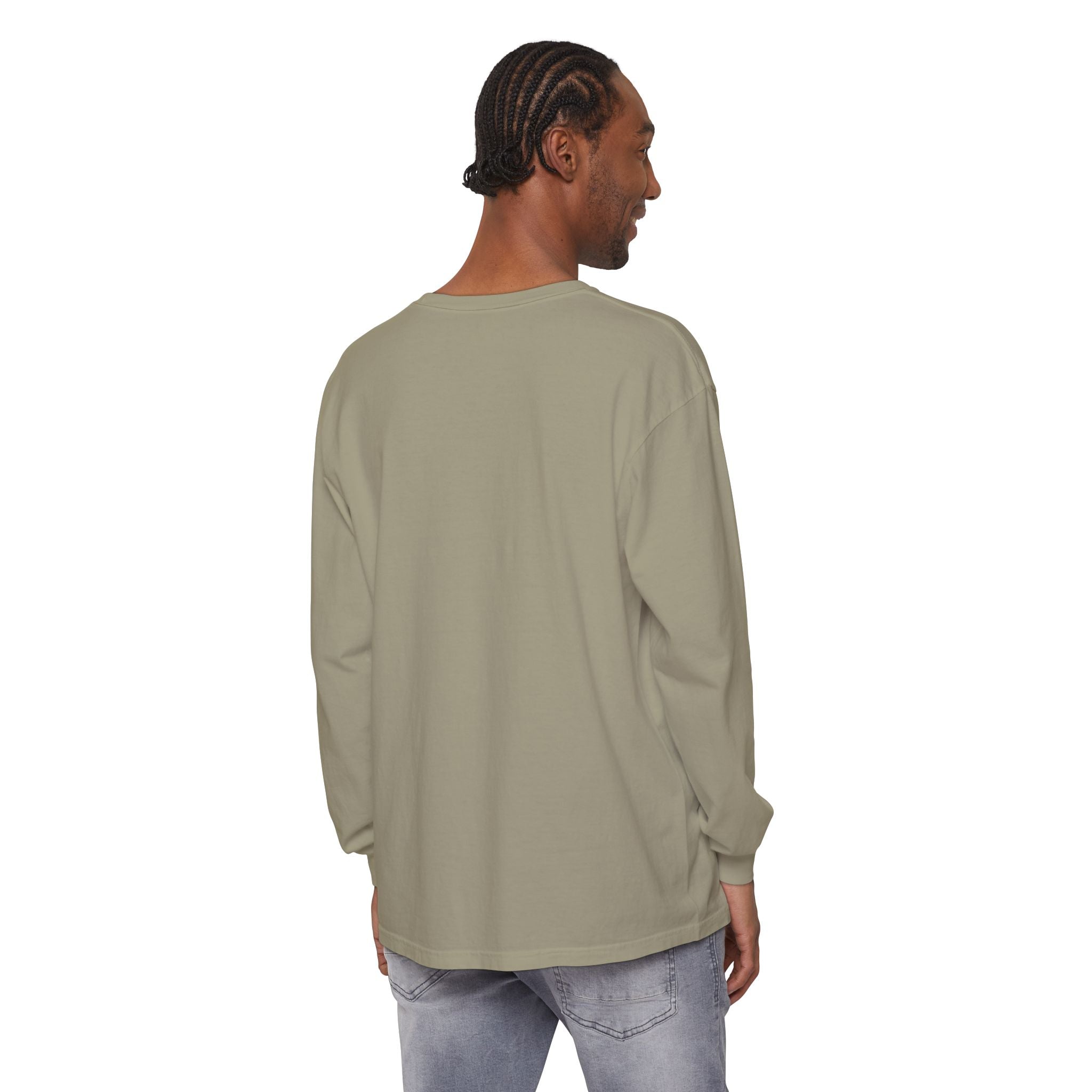 Zero Lucks Given Unisex Garment-dyed Long Sleeve T-Shirt