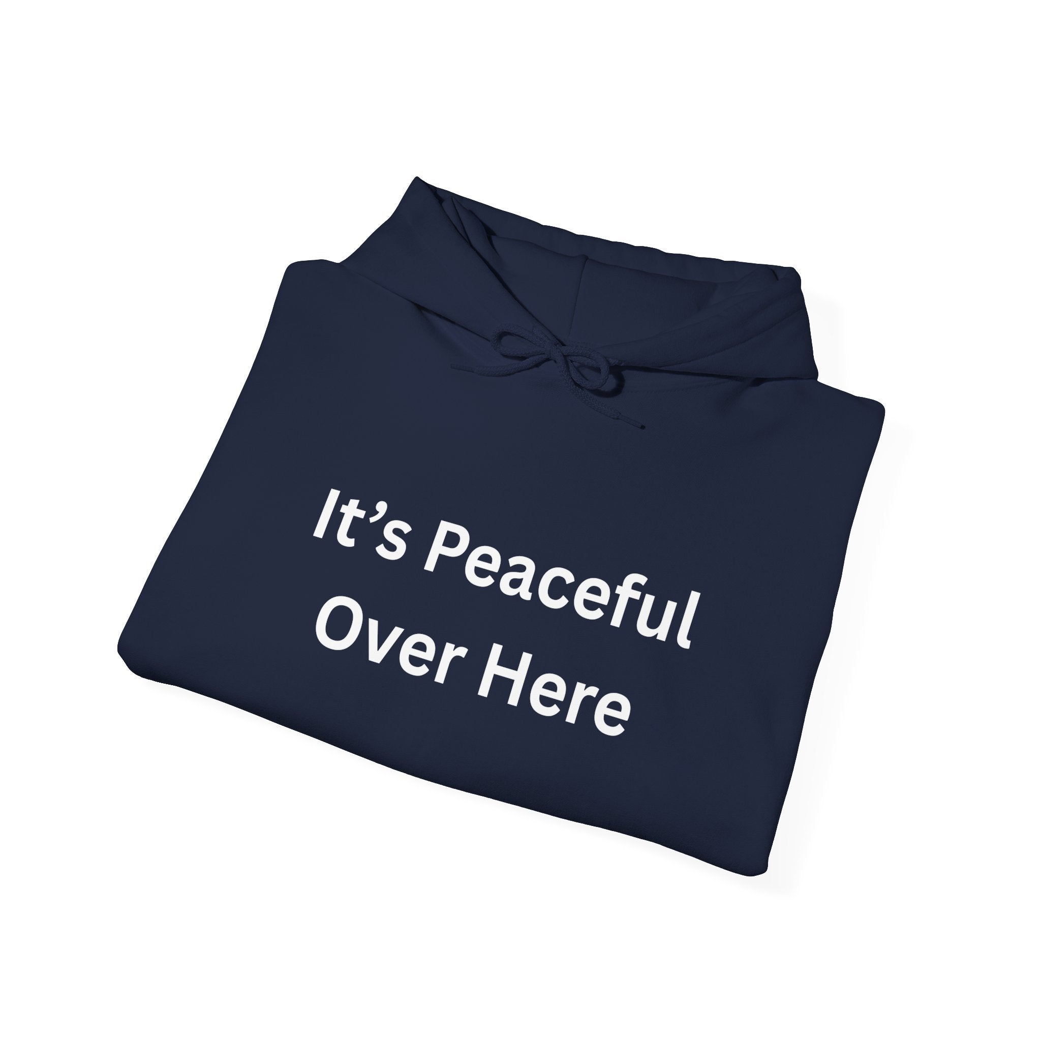 Peaceful Vibes Hoodie, Cozy Unisex Sweatshirt, Relaxed Gift for Her, Casual Wear, Gift for Friends, Chill Day Outfit