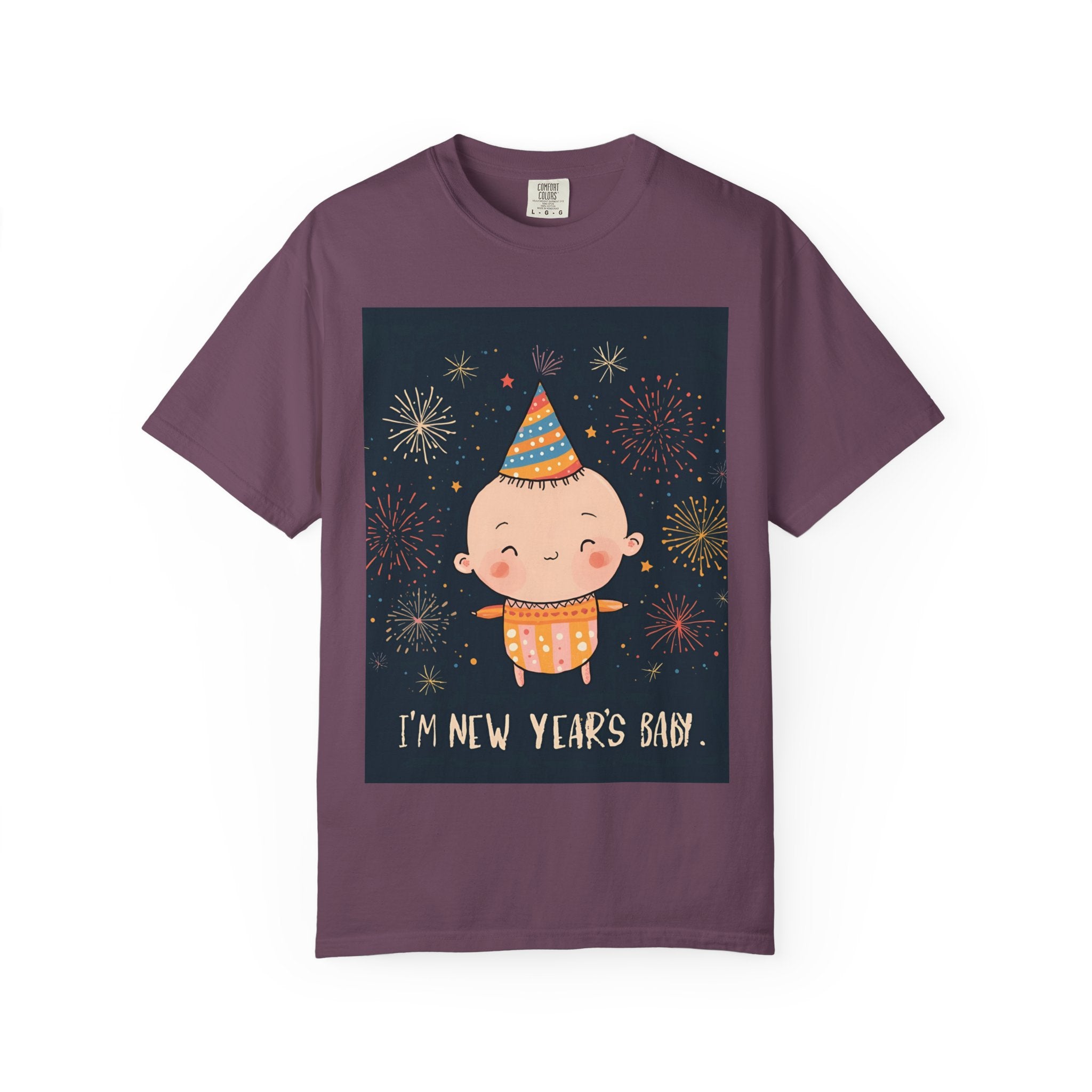 New Year's Baby T-Shirt, Unisex Celebration Tee, Funny New Year Party Shirt, Cute Baby Gift, Holiday Humor Apparel
