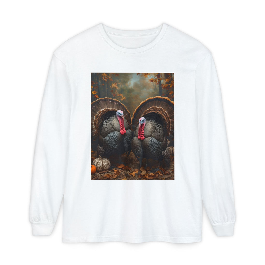 Unisex Garment-dyed Long Sleeve T-Shirt