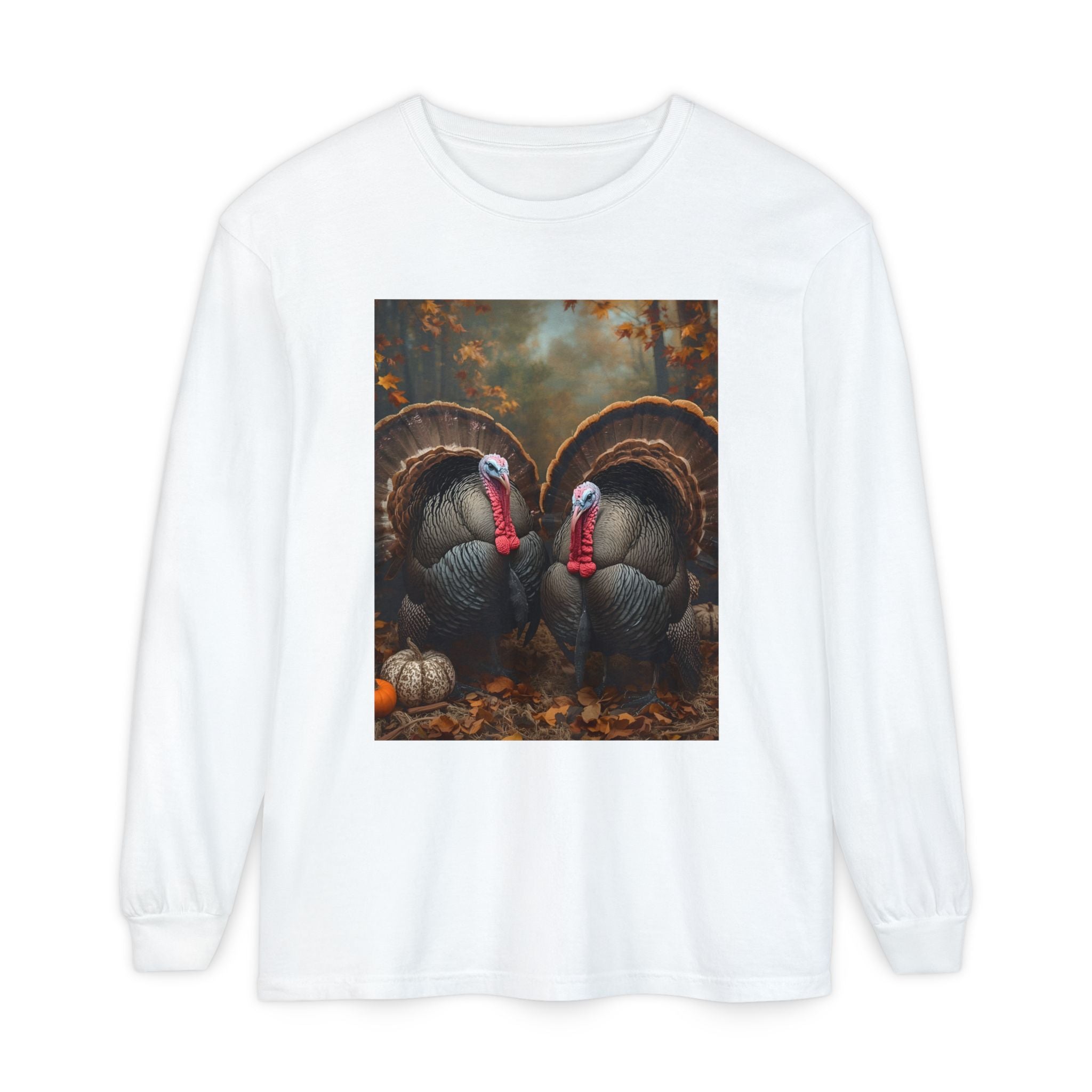 Unisex Garment-dyed Long Sleeve T-Shirt