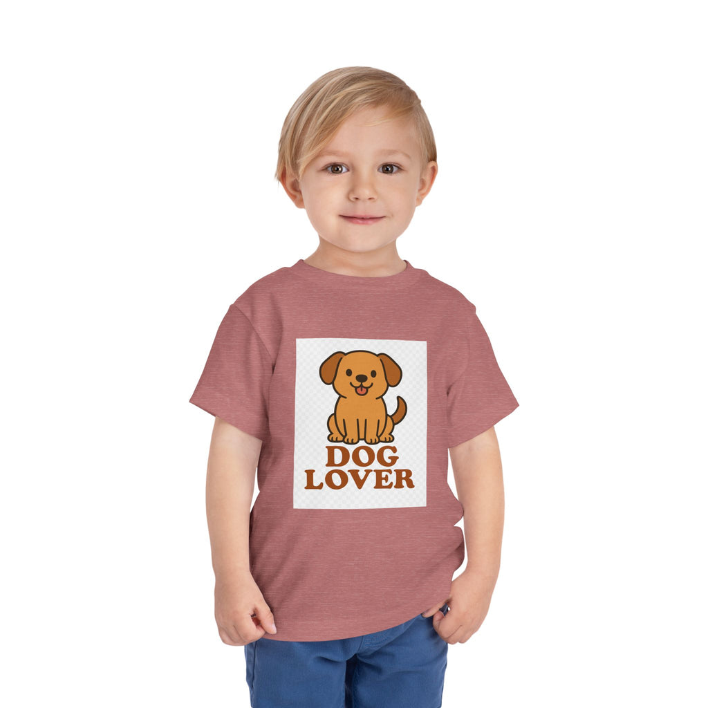 Dog Lover Toddler Tee - Cute Kids Shirt, Animal Lover Gift, Playtime Apparel, Birthday Outfit, Gift for Dog Owners