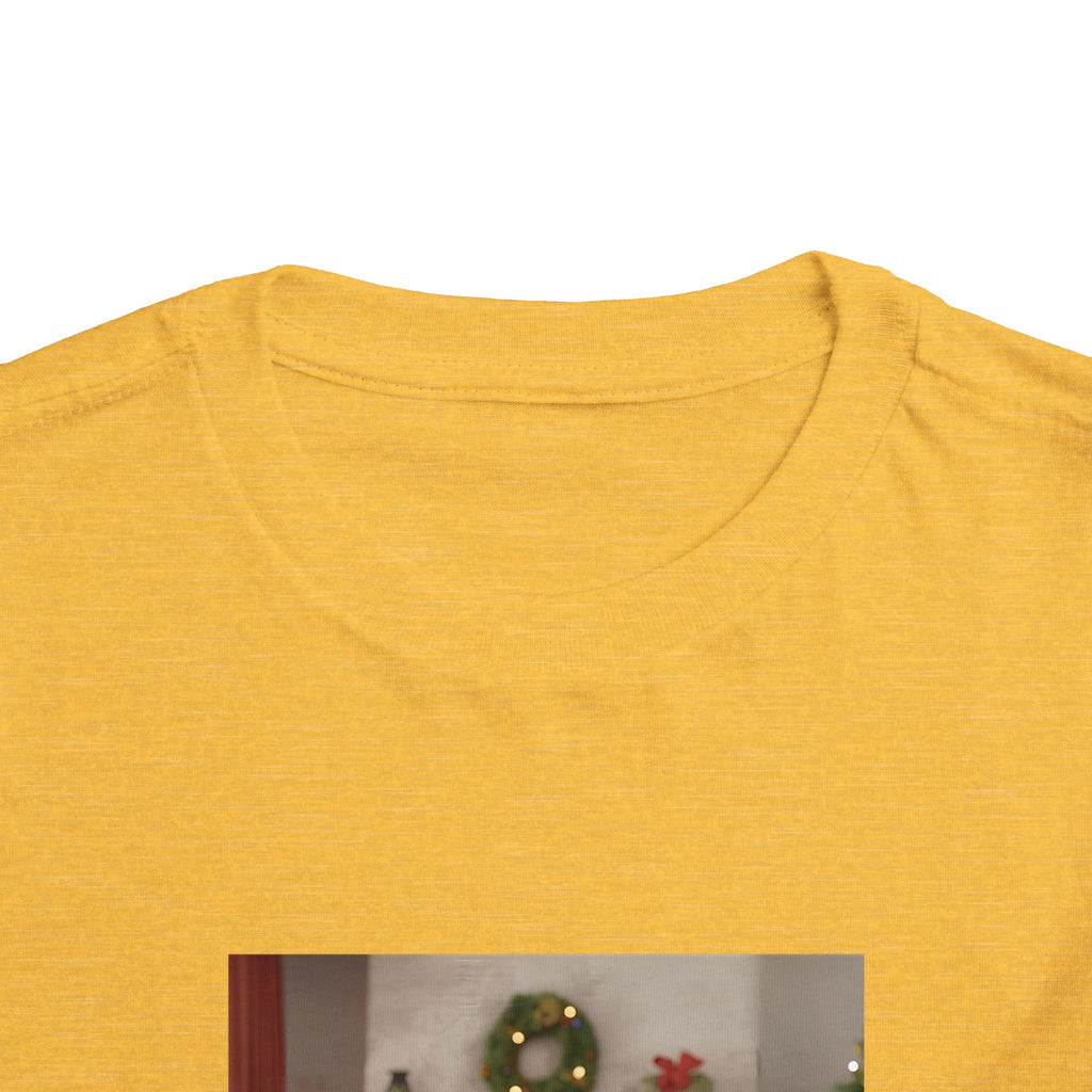 Cute Christmas Festive Puppy Toddler Tee, Cute Dog Christmas Shirt, Kids Holiday Clothing, Animal Lover Gift, Birthday Outfit