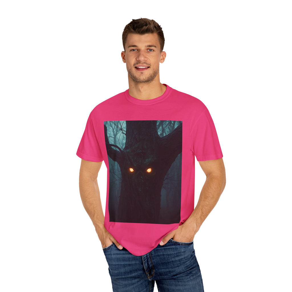 Spooky Mysterious Forest Creature T-Shirt, Unisex Shirt, Nature Lover Gift, Halloween Apparel, Unique Graphic Tee