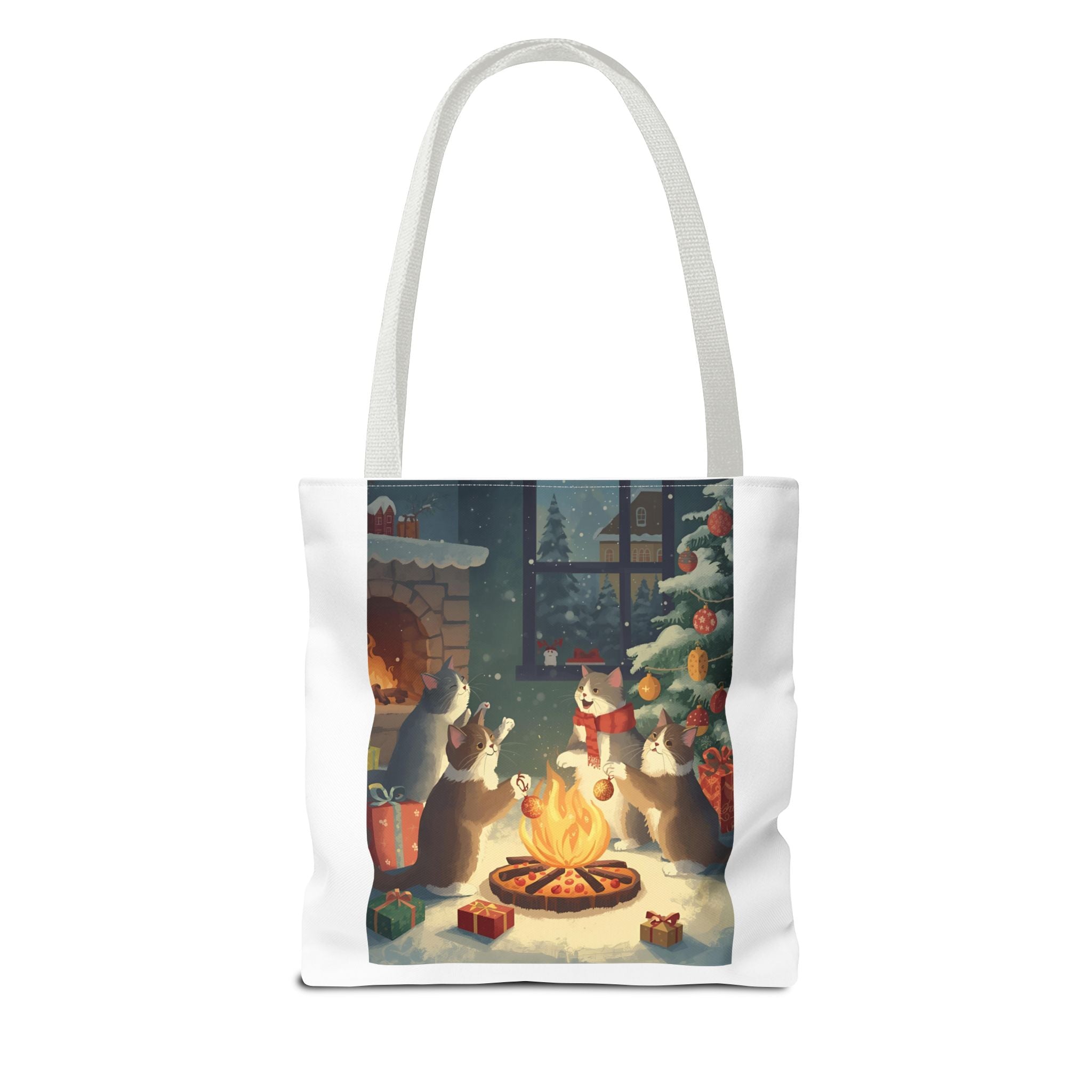 Cute Cats Christmas Tote Bag (AOP)