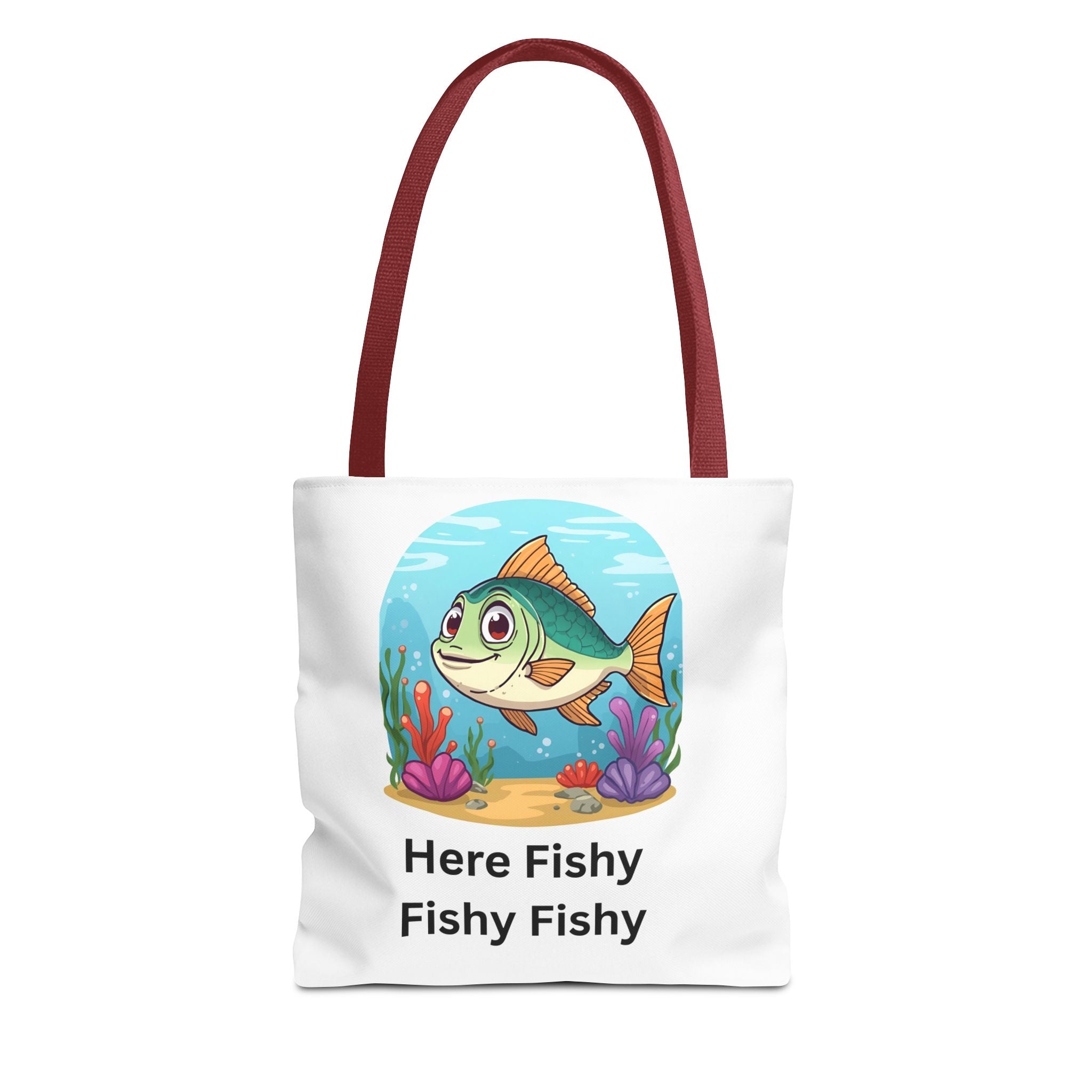 Here Fishy Fishy Fishy Tote Bag (AOP)
