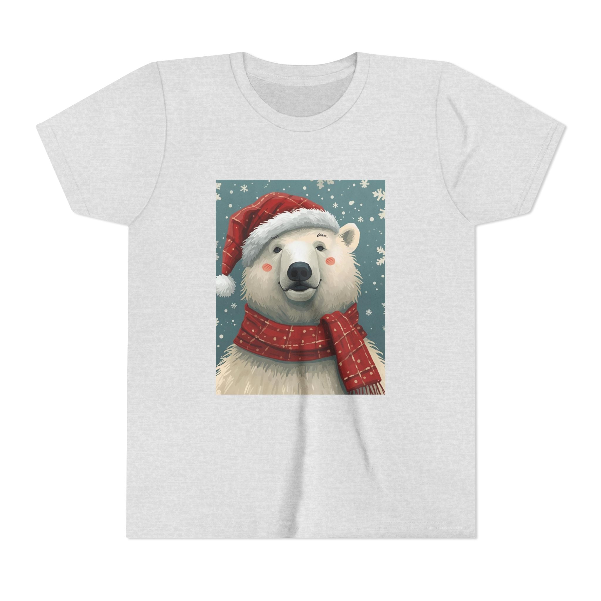 Christmas Bear Youth Short Sleeve Tee
